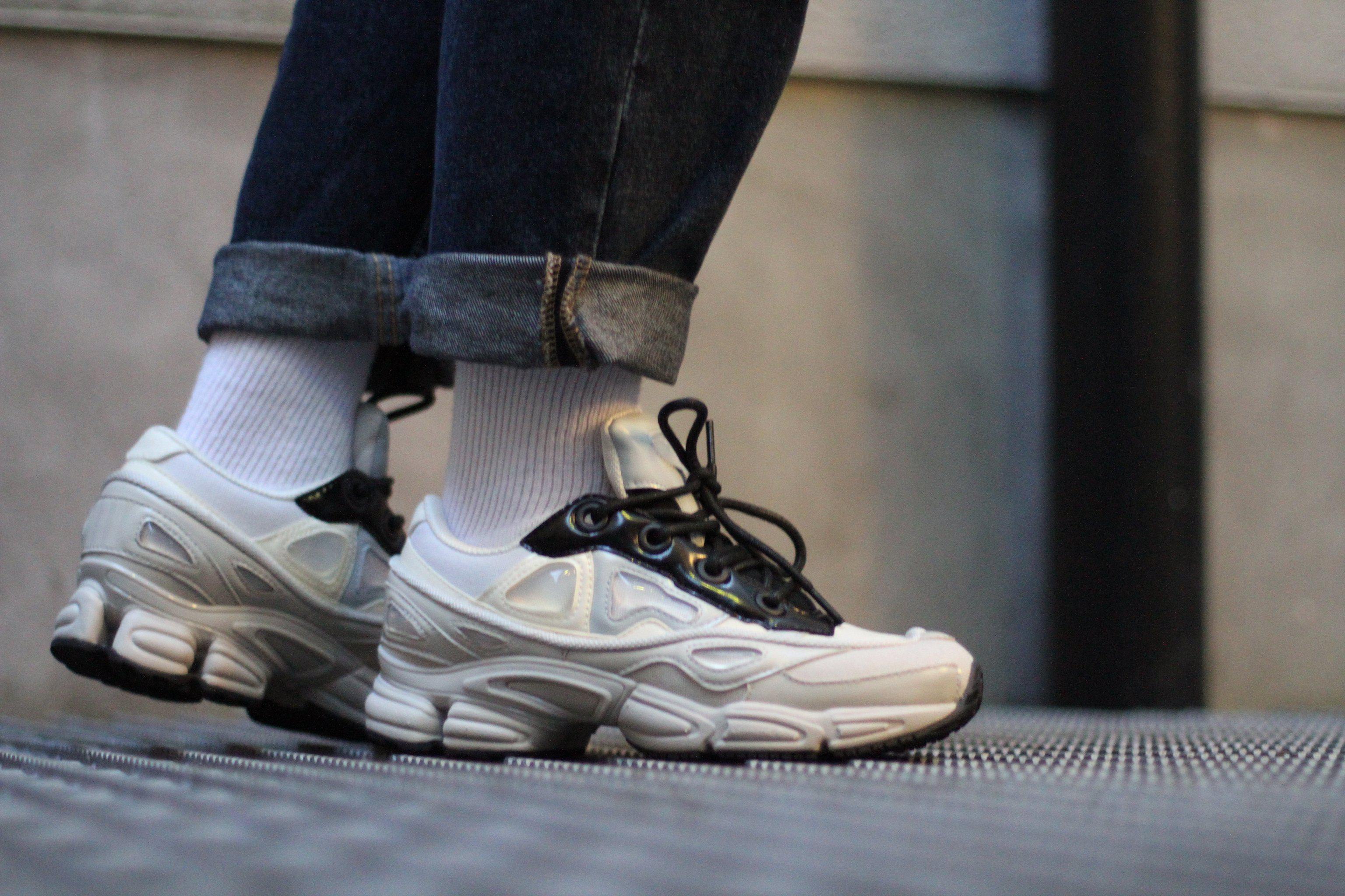 adidas raf simons ozweego black silver