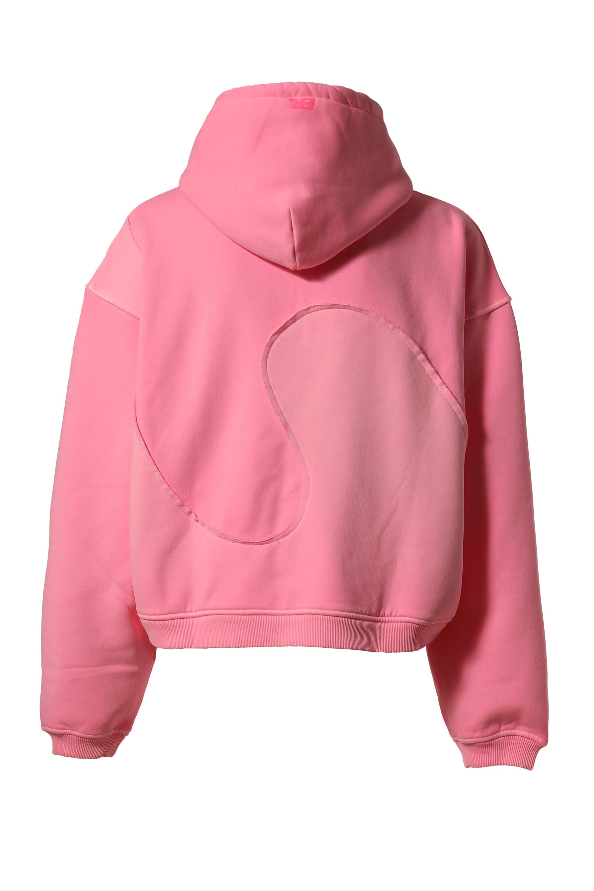 ERL Swirl Fleece Hoodie Knit in Pink for Men | Lyst