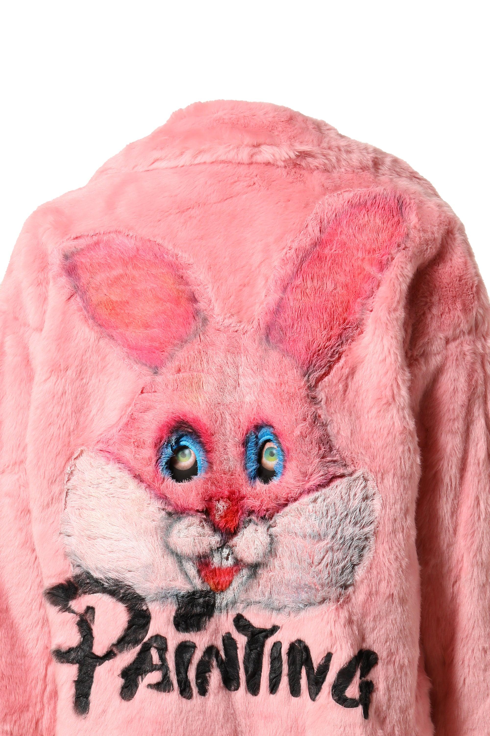 Doublet And-painted Fur Jacket in Pink for Men | Lyst