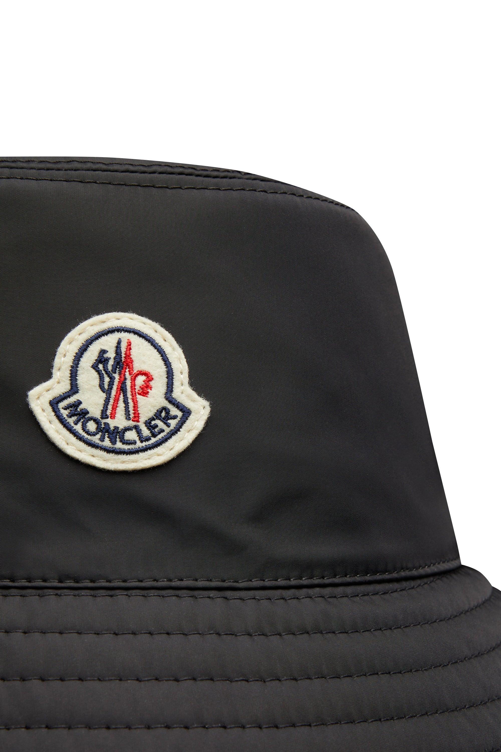 Moncler Bucket Hat in Black for Men | Lyst