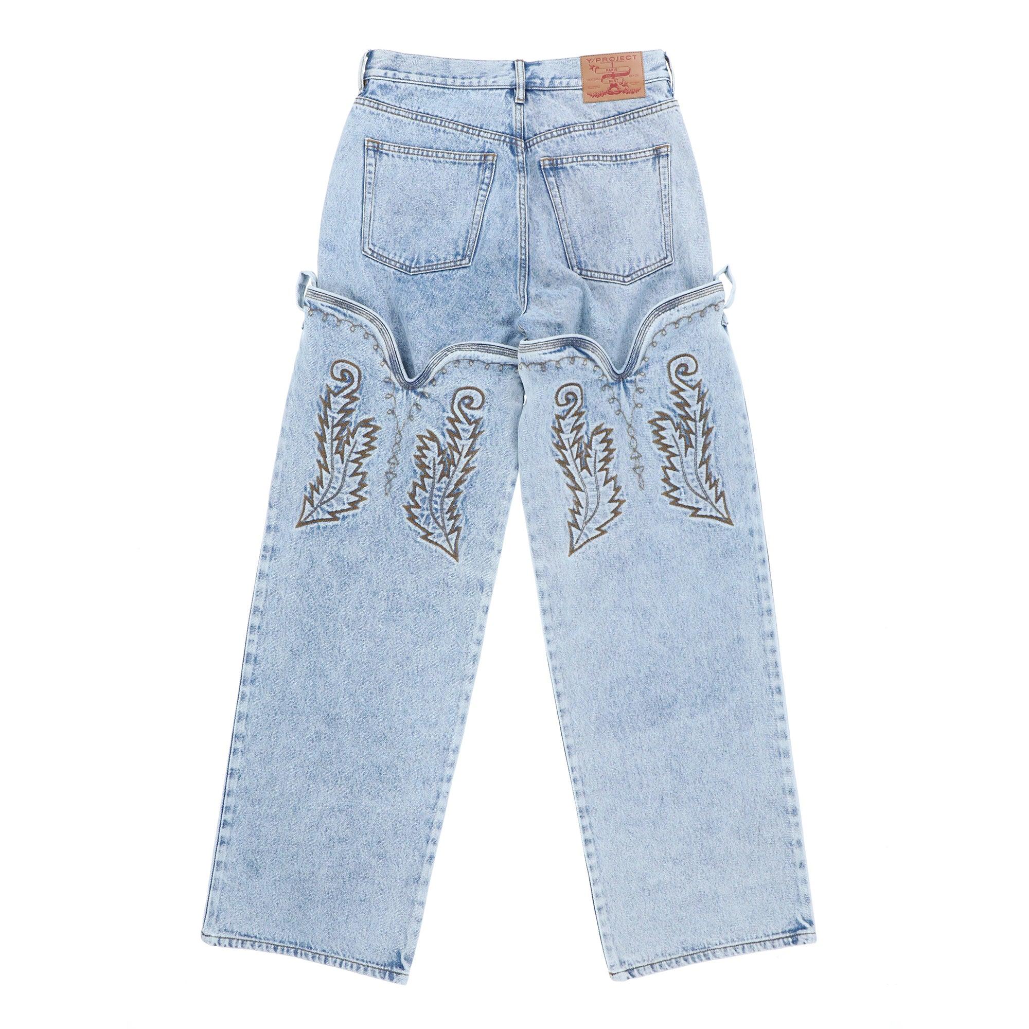 y project cowboy cuff jeans