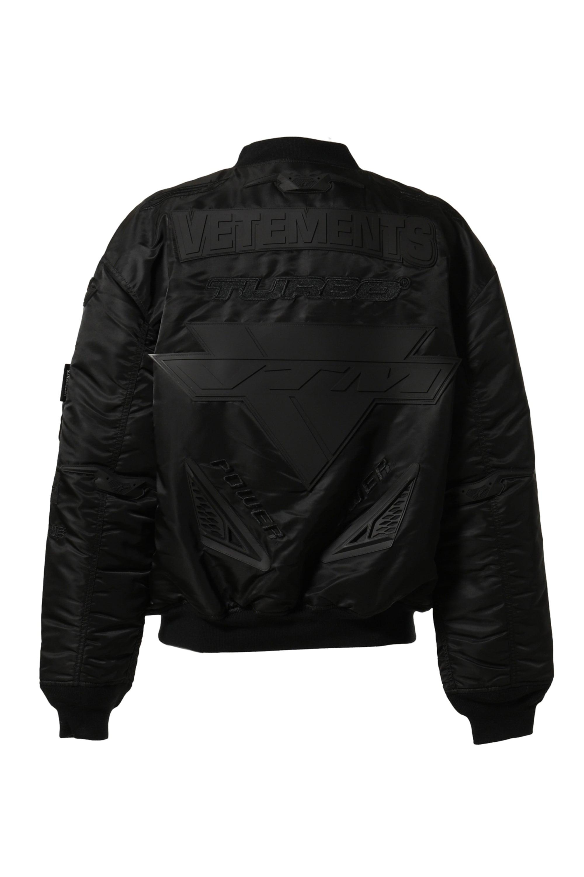 Vetements black bomber jacket sale