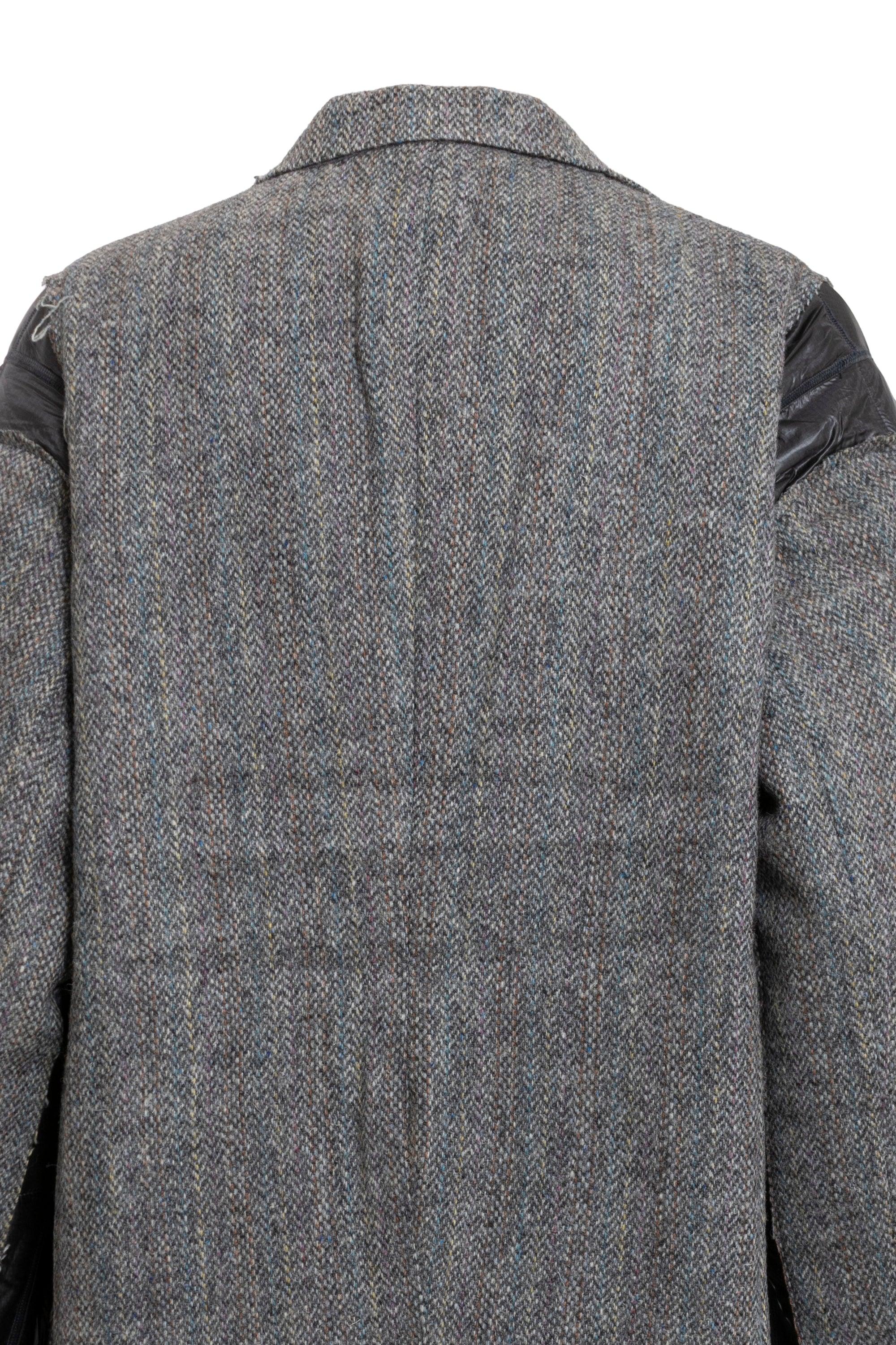 Rebuild by Needles Tweed Jacket -> Covered Coat in Gray for Men | Lyst