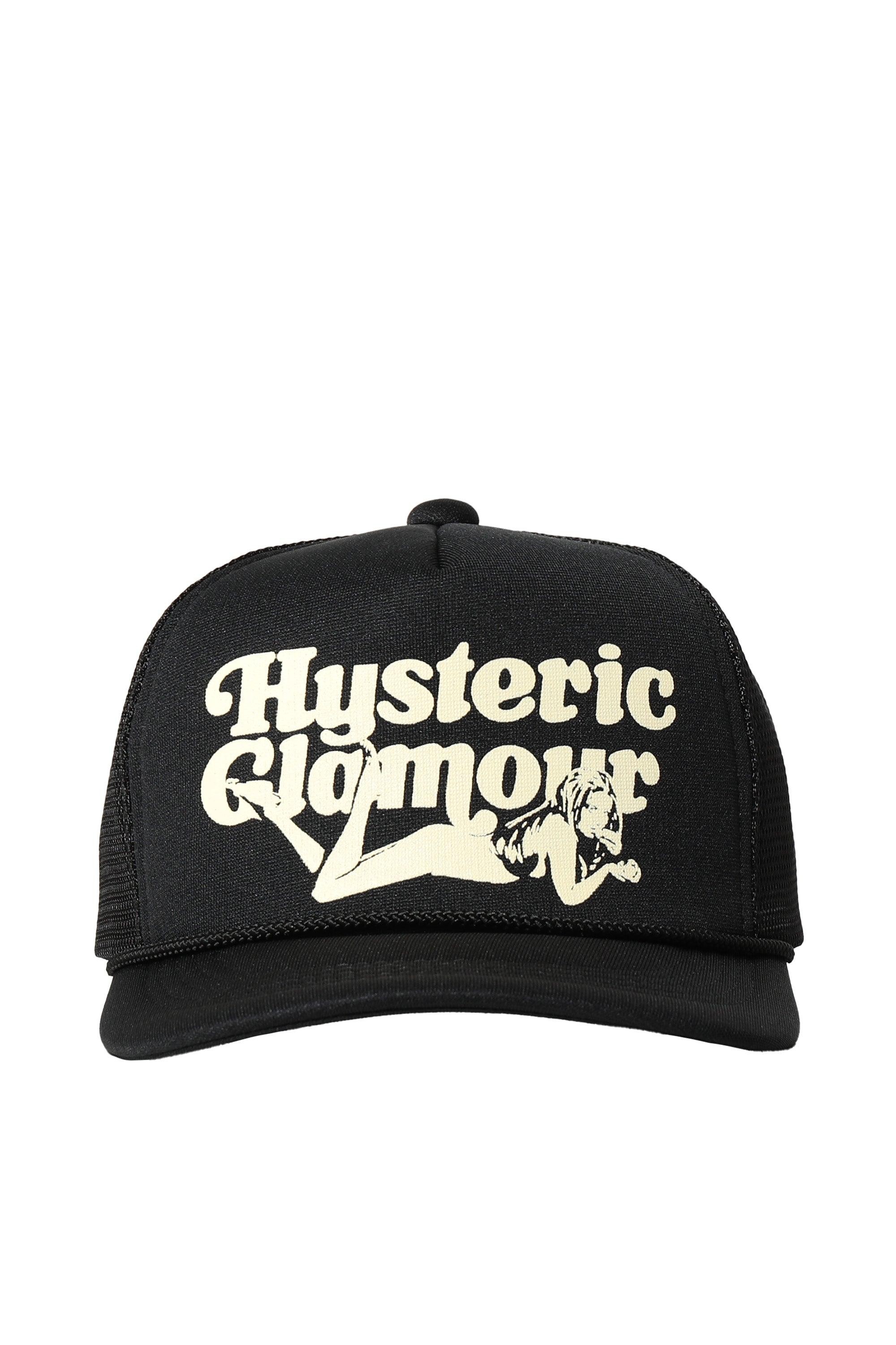 Hysteric Glamour Lie Down Girl Mesh Cap in Black | Lyst