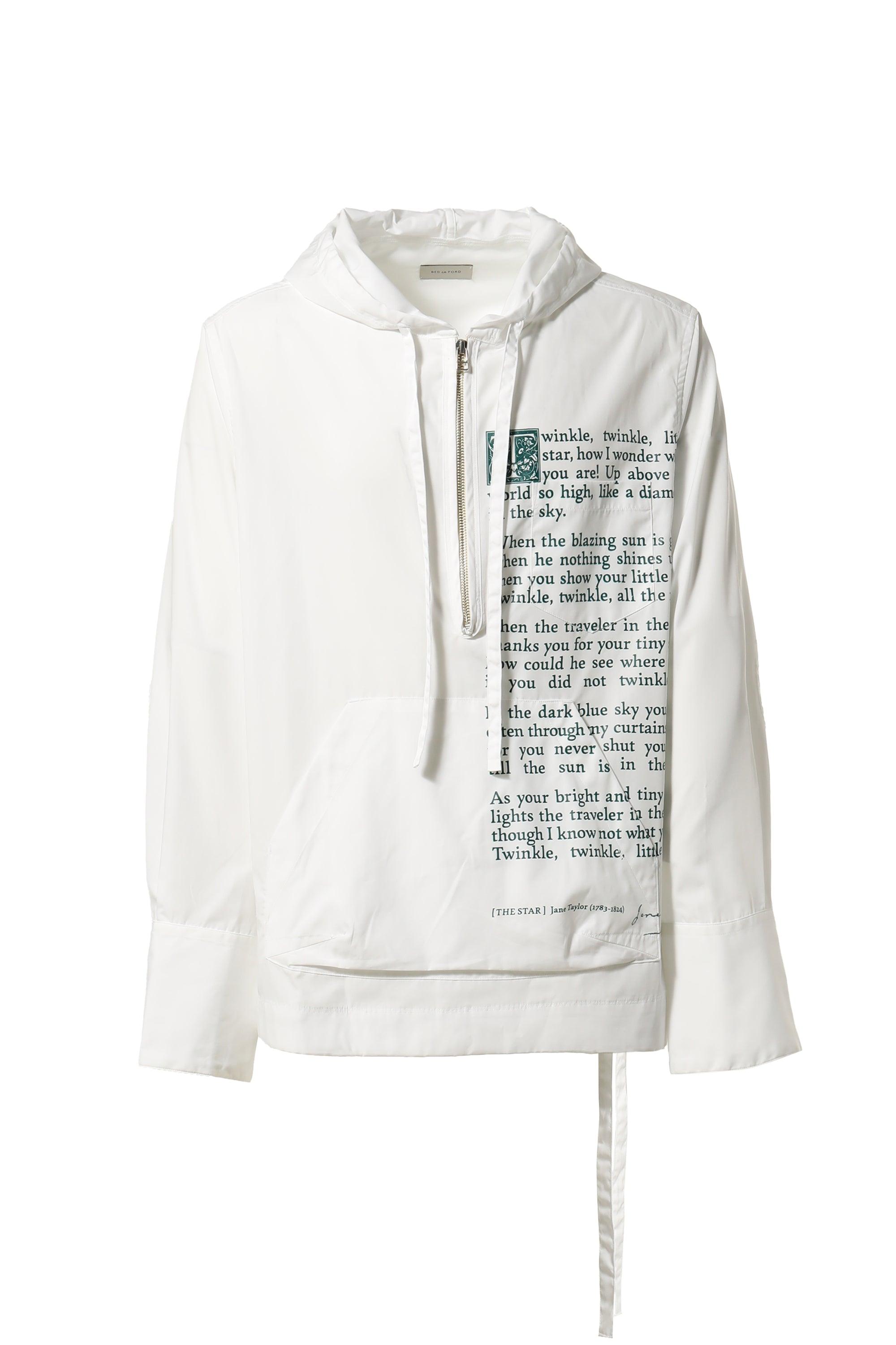 BED j.w. FORD Pullover Hood Shirts in White for Men | Lyst