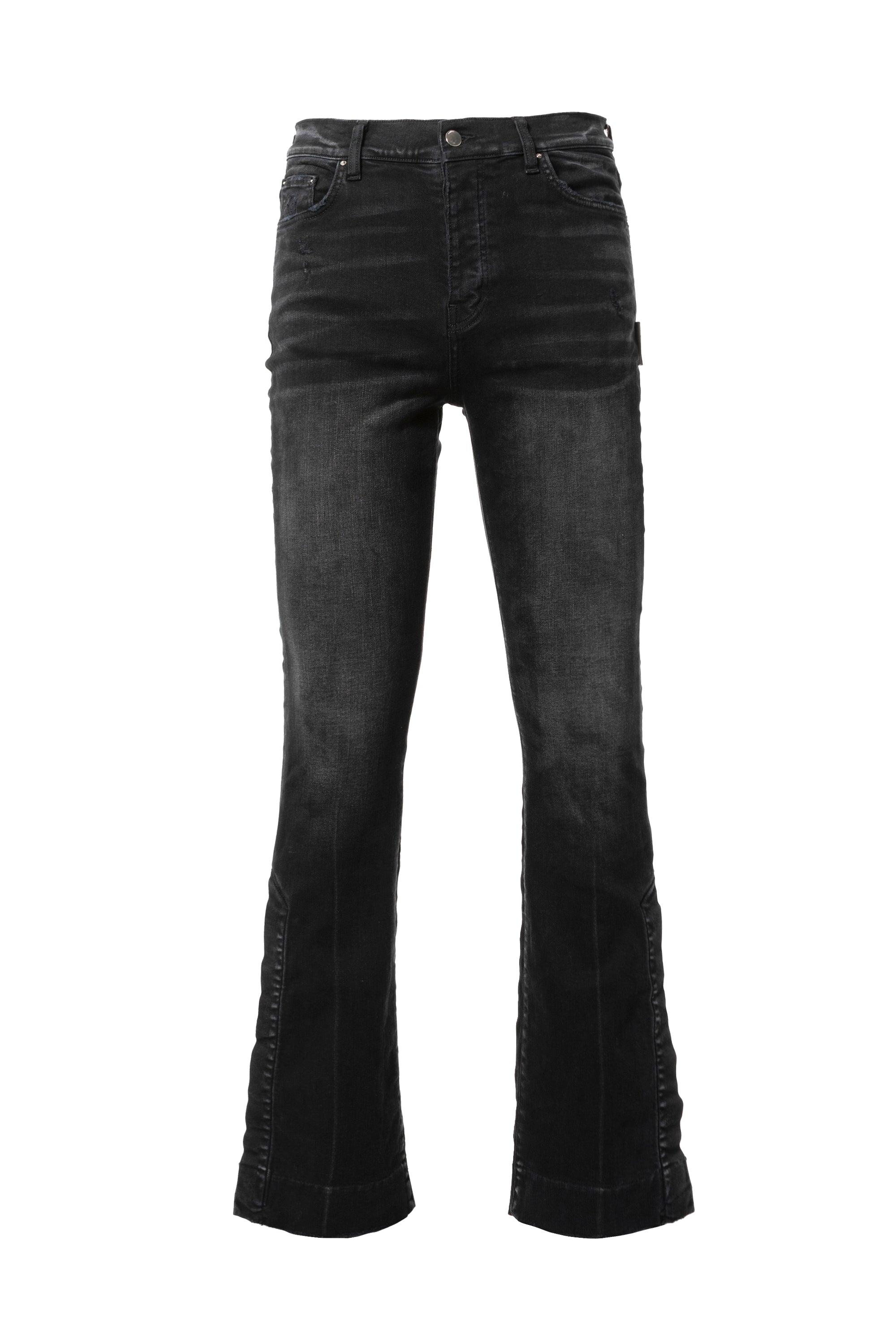 Amiri Stacked Flare Jean in Black for Men Lyst