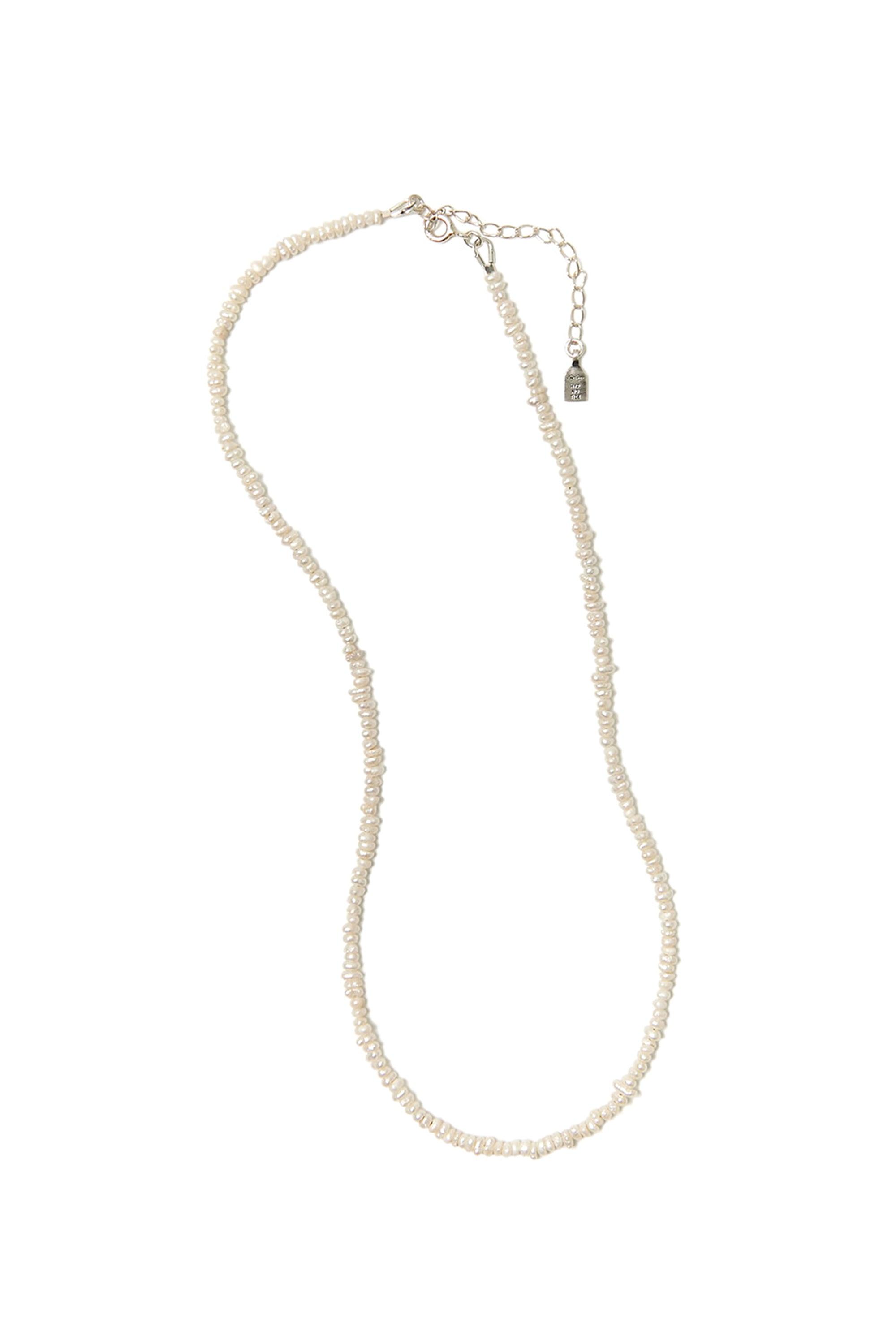 Shop Unshaped Milky White Pearl Chain - CherishBox –  CherishBox_pearljewellery