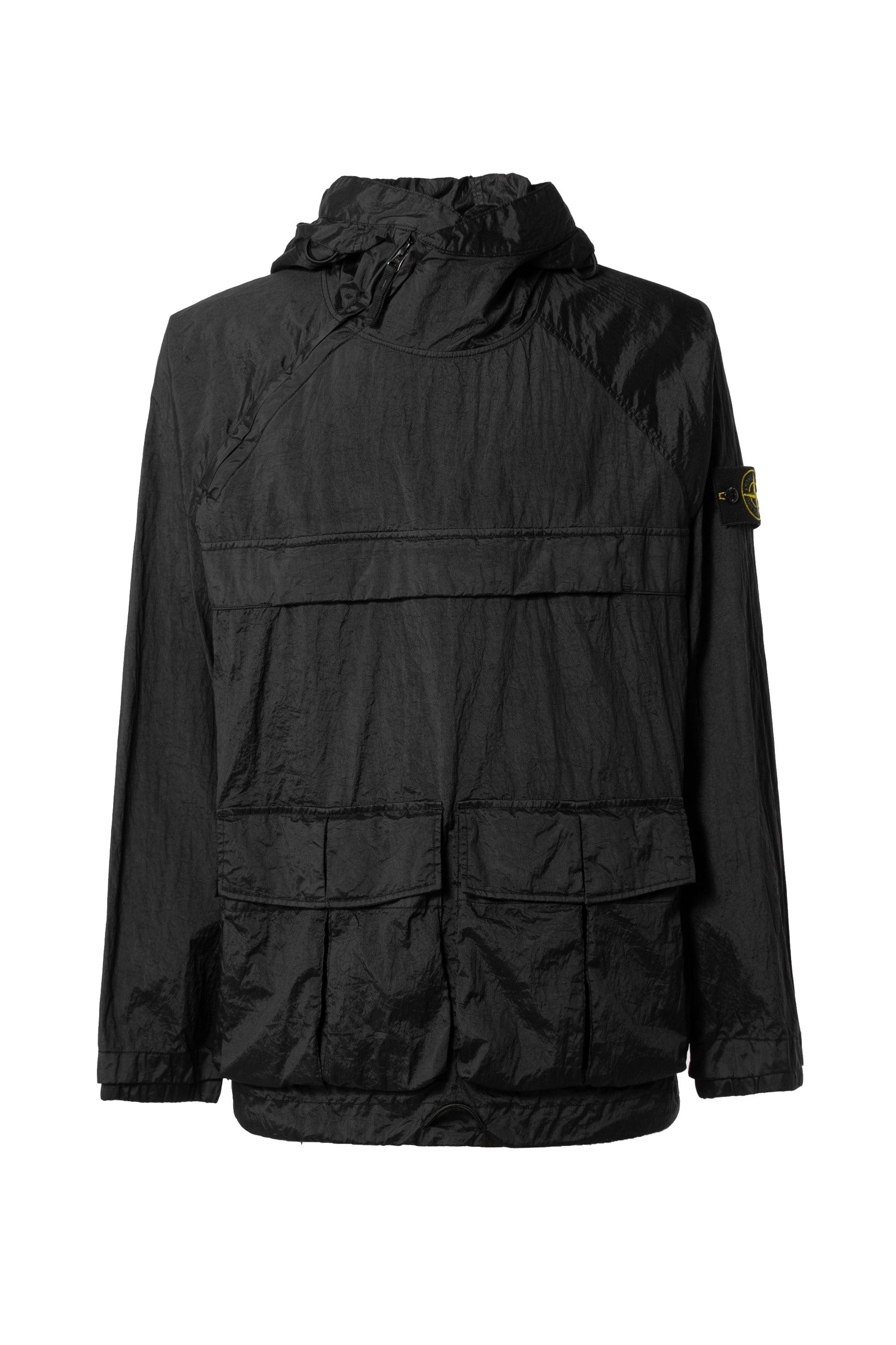 Stone Island Pullover Jacket in Black for Men | Lyst