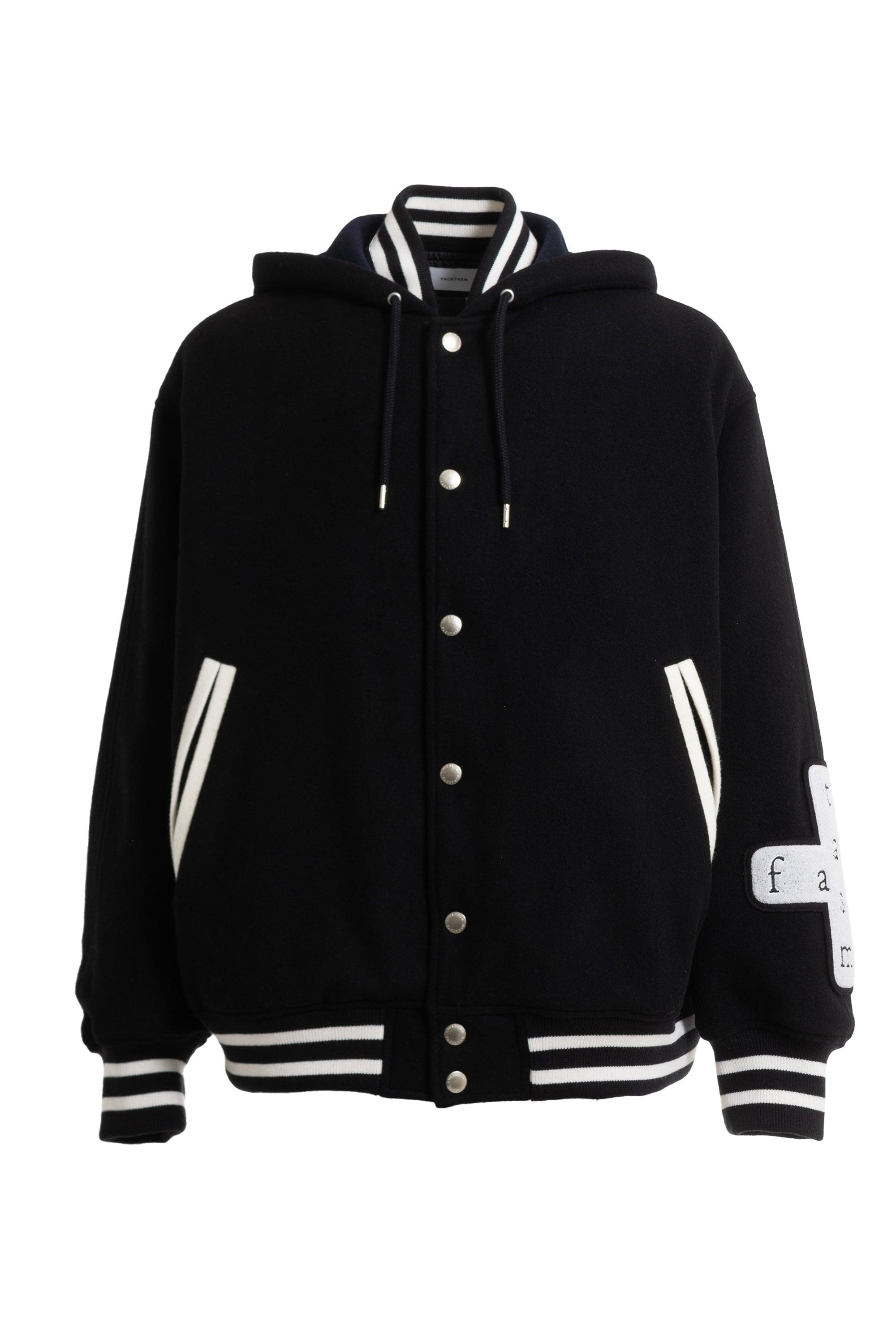 FACETASM】HOODED STADIUM JACKET-