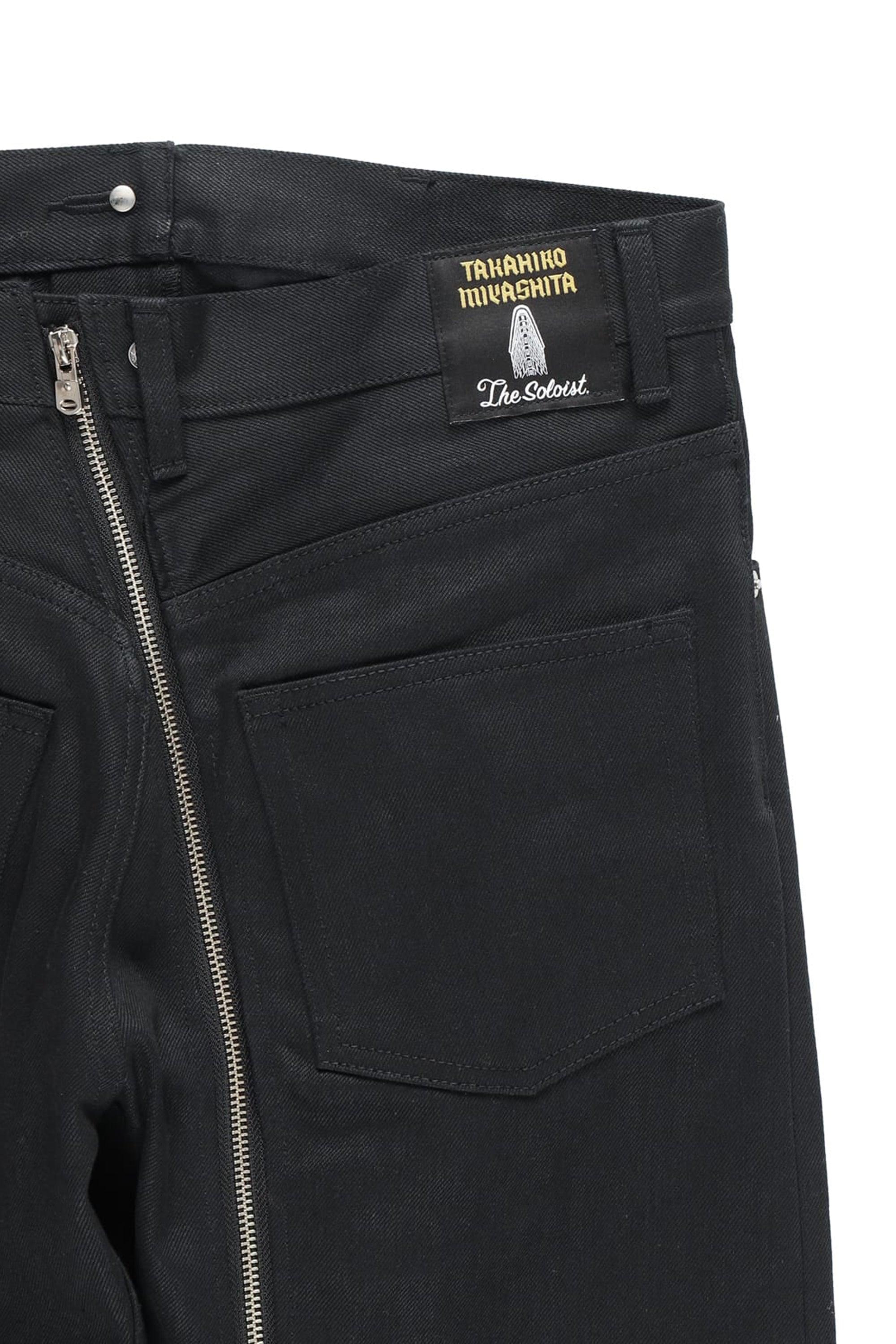TAKAHIROMIYASHITA TheSoloist. Reverse BAGGY 6 Pocket Zipper Jean in Black  for Men | Lyst