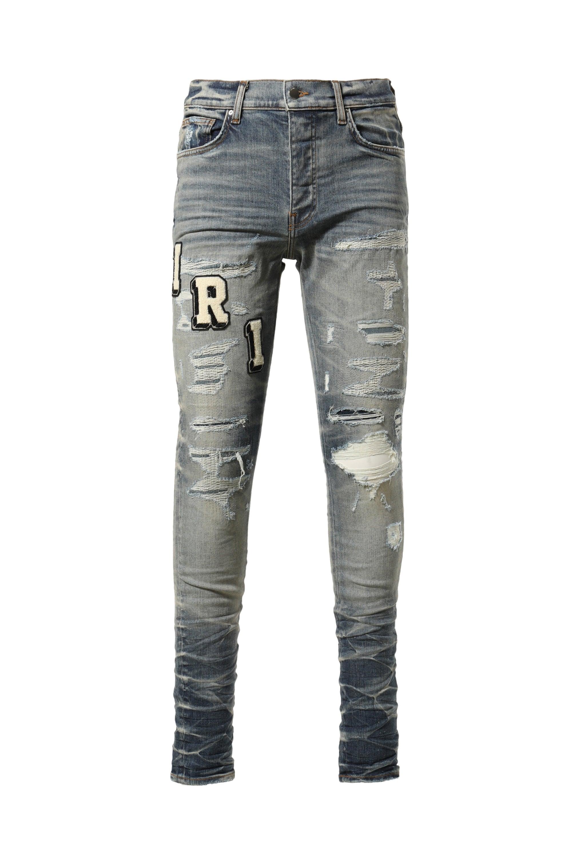 Amiri Varsity Jean in Gray for Men Lyst