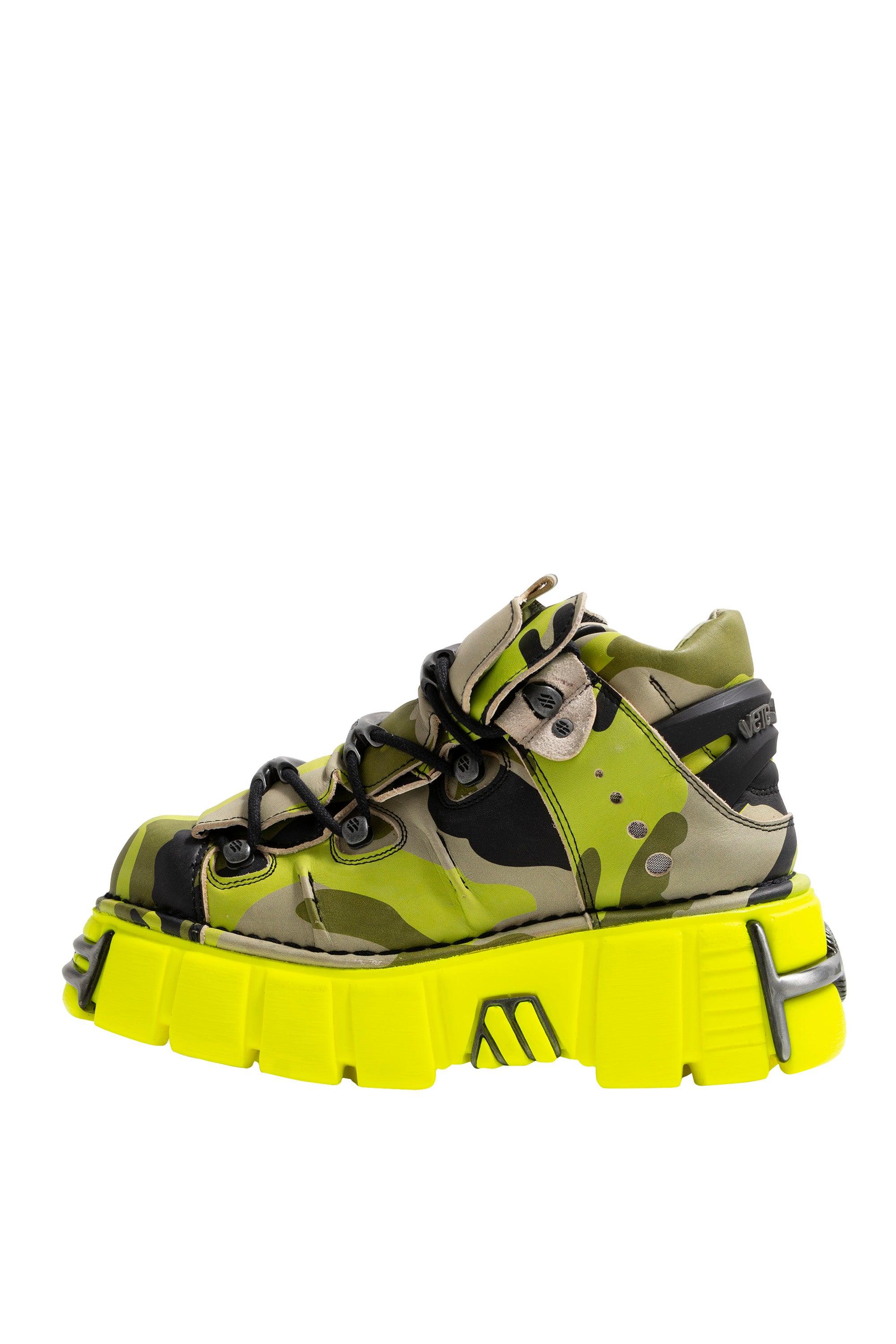 Vetements New Rock Platform Sneakers in Yellow for Men | Lyst