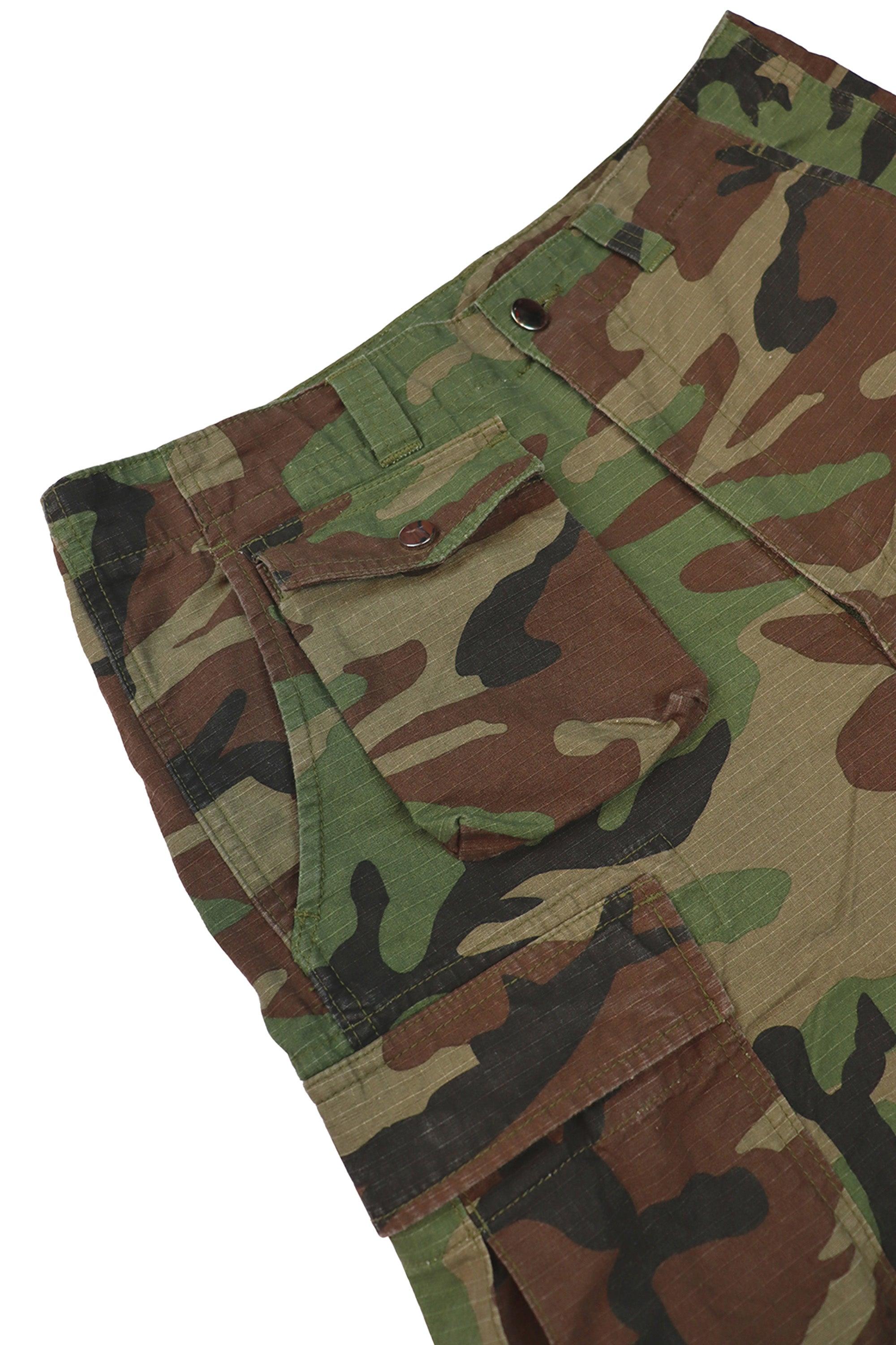 MLVINCE Camo Cargo Shorts in Green for Men | Lyst