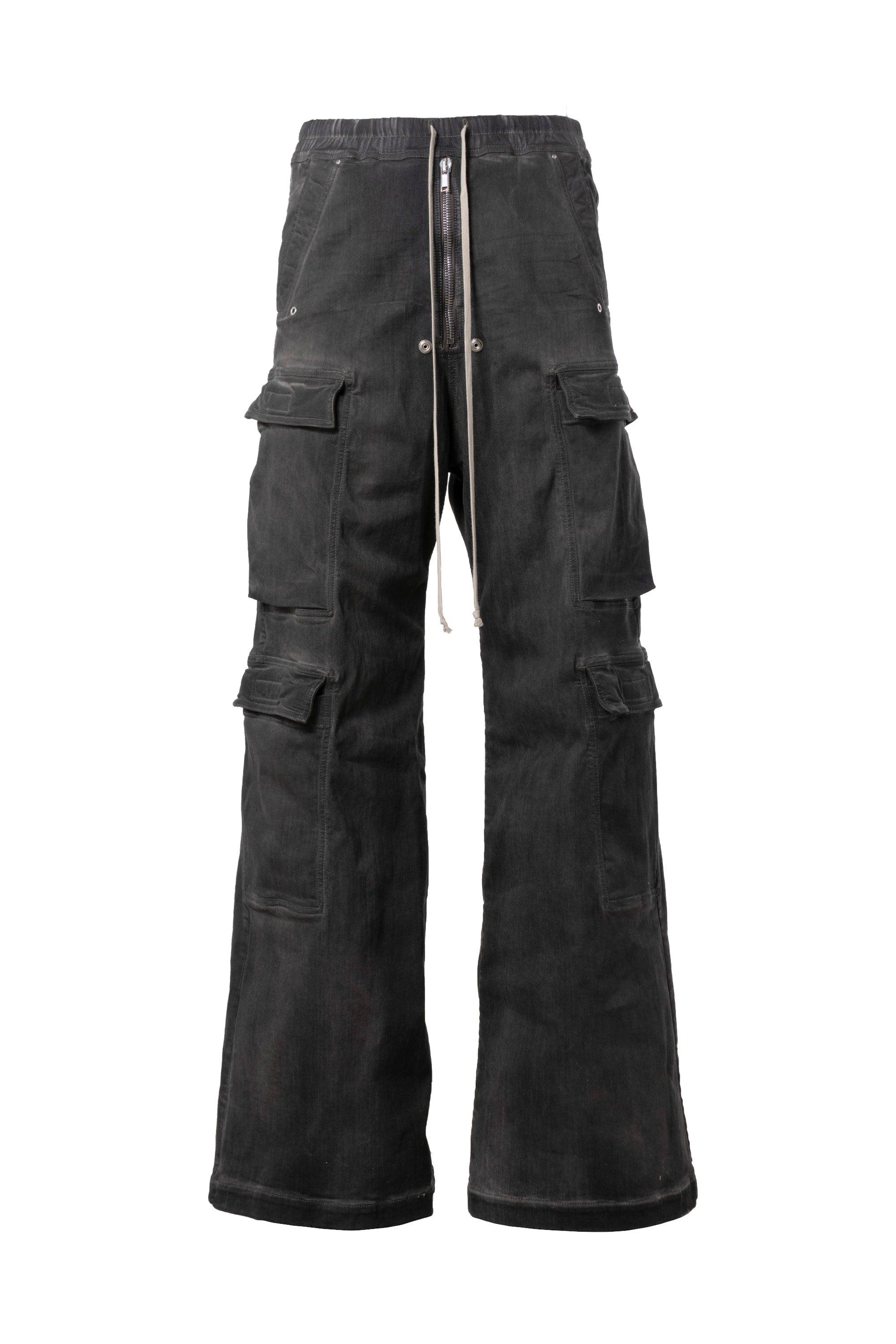 Rick Owens Double Cargo Jumbo Belas in Black for Men   Lyst