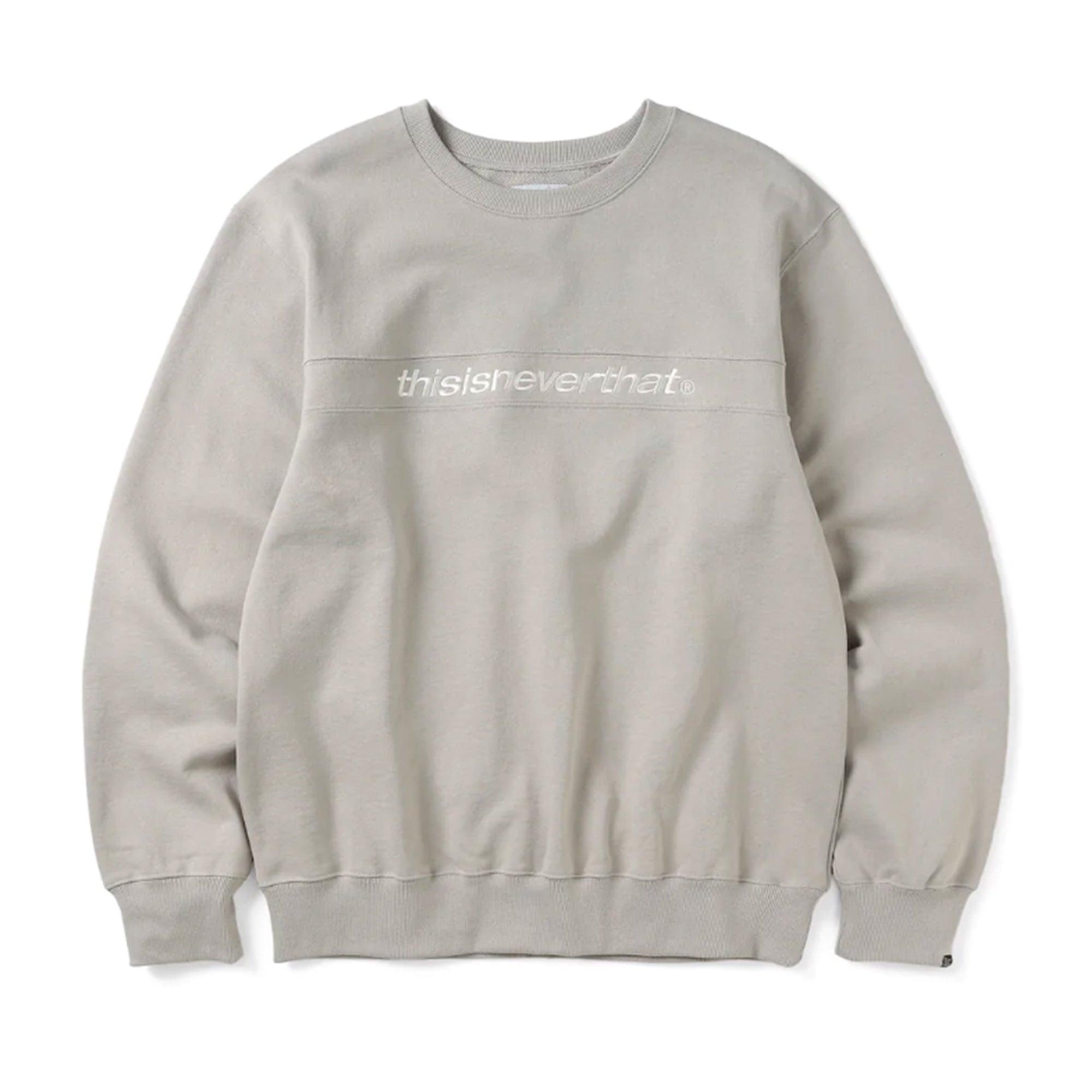 thisisneverthat Sp-logo Crewneck in Gray for Men | Lyst