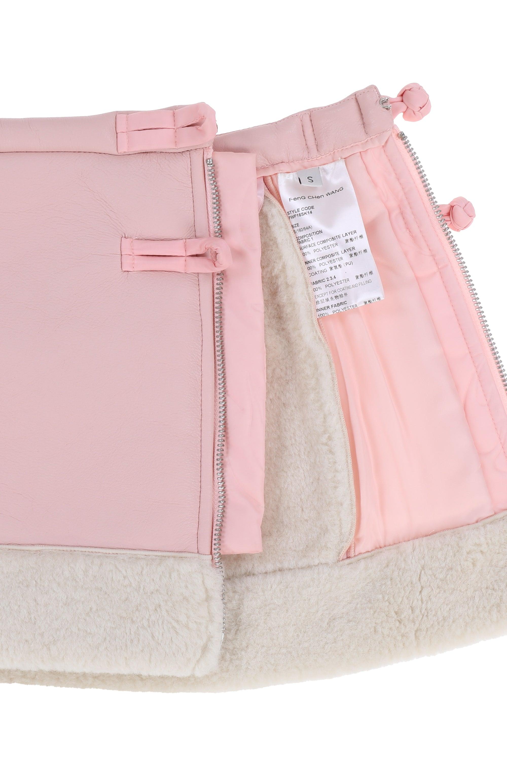 Feng Chen Wang Quilt Pheonix Mini Skirt in Pink | Lyst