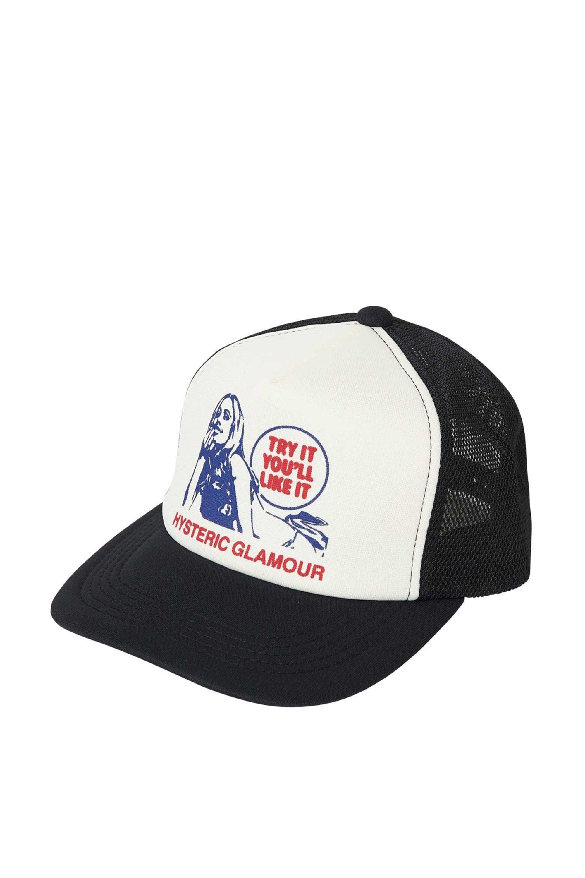 Hysteric Glamour Try It You'll Like It Mesh Cap in Black | Lyst