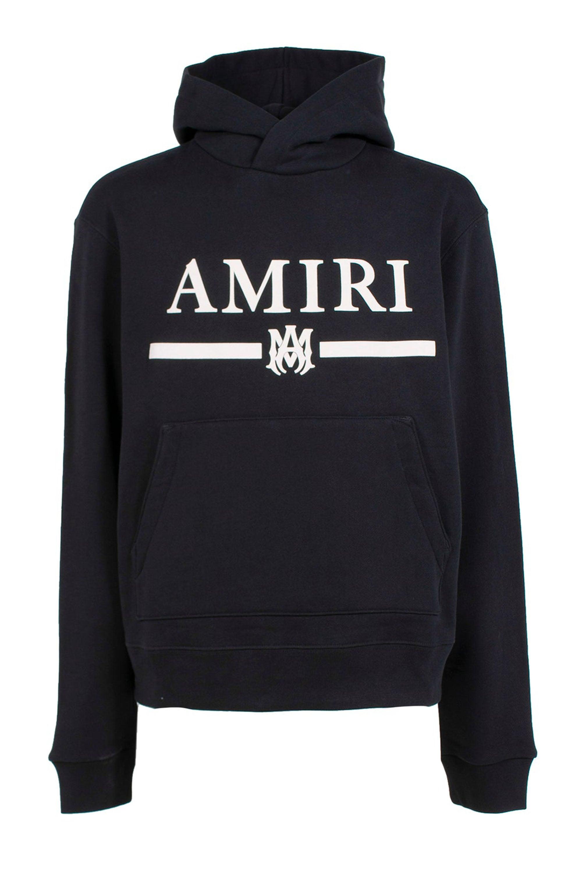 Amiri Ma Bar Logo Hoodie in Black for Men | Lyst UK