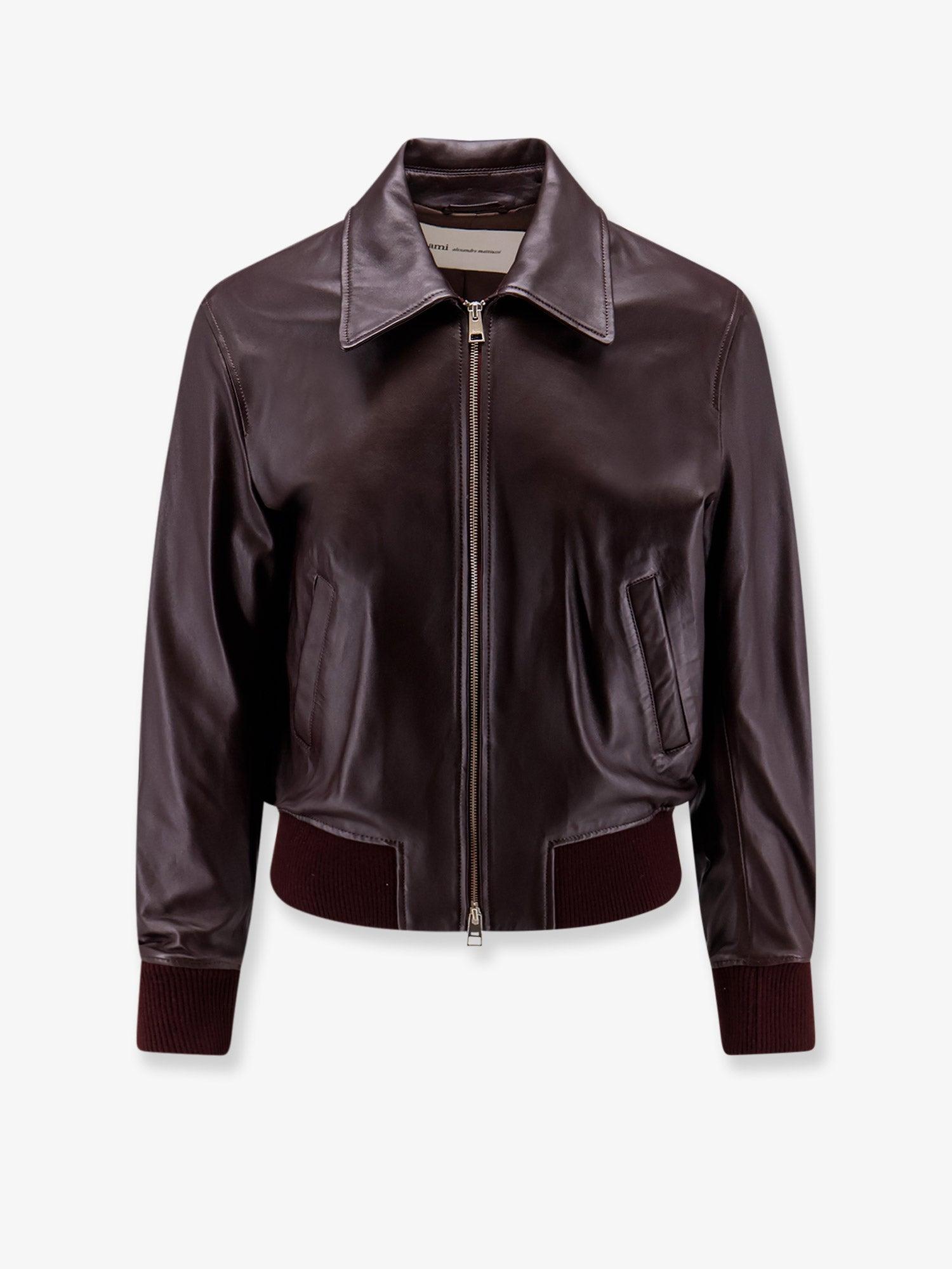 Ami Paris Leather jackets for Men | Online Sale up to 54% off | Lyst