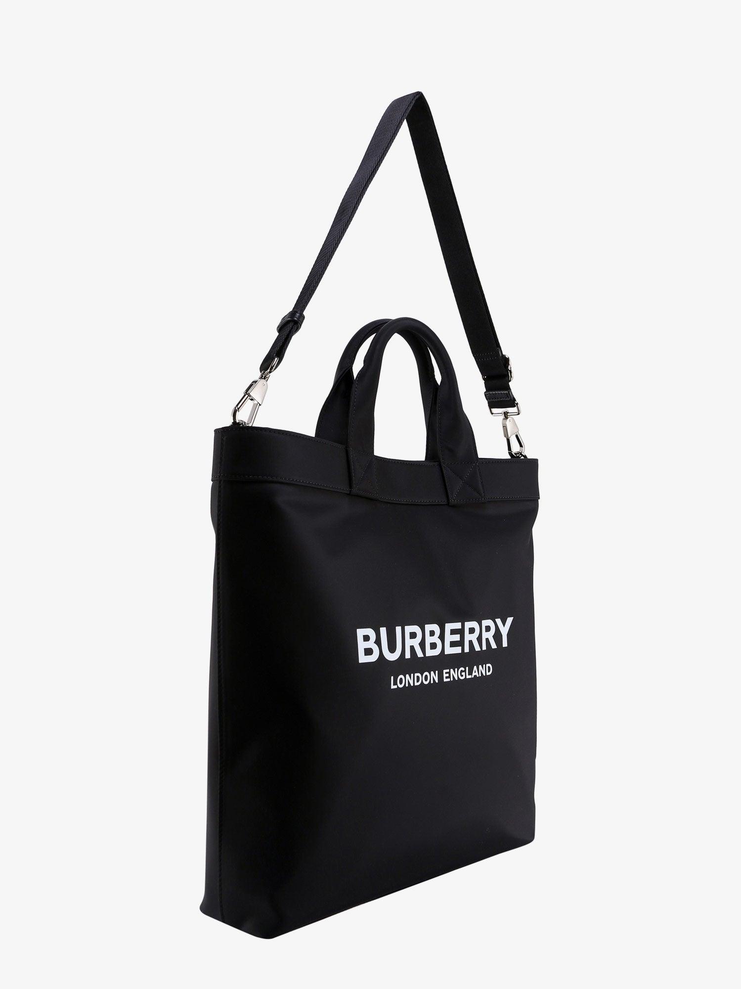 Logo Tote Bag in Black - Burberry