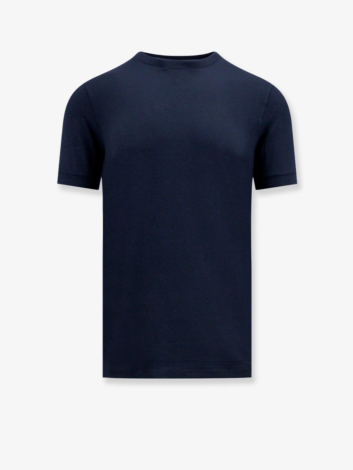 Tシャツ・カットソー GIORGIO ARMANI Icon stretch viscose t-shirt Blu undefined