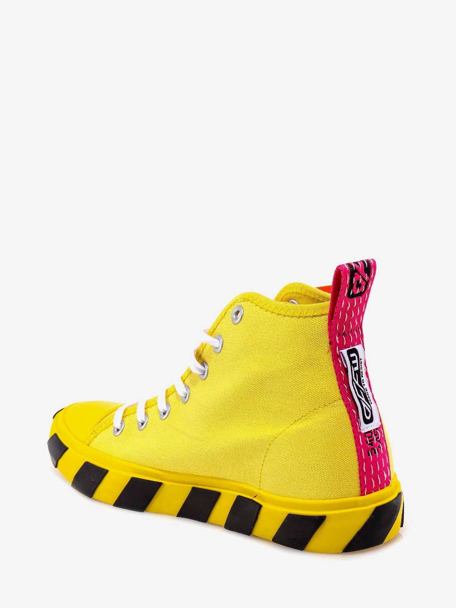 Off-White c/o Virgil Abloh Mid Top Sneakers in Yellow for Men -