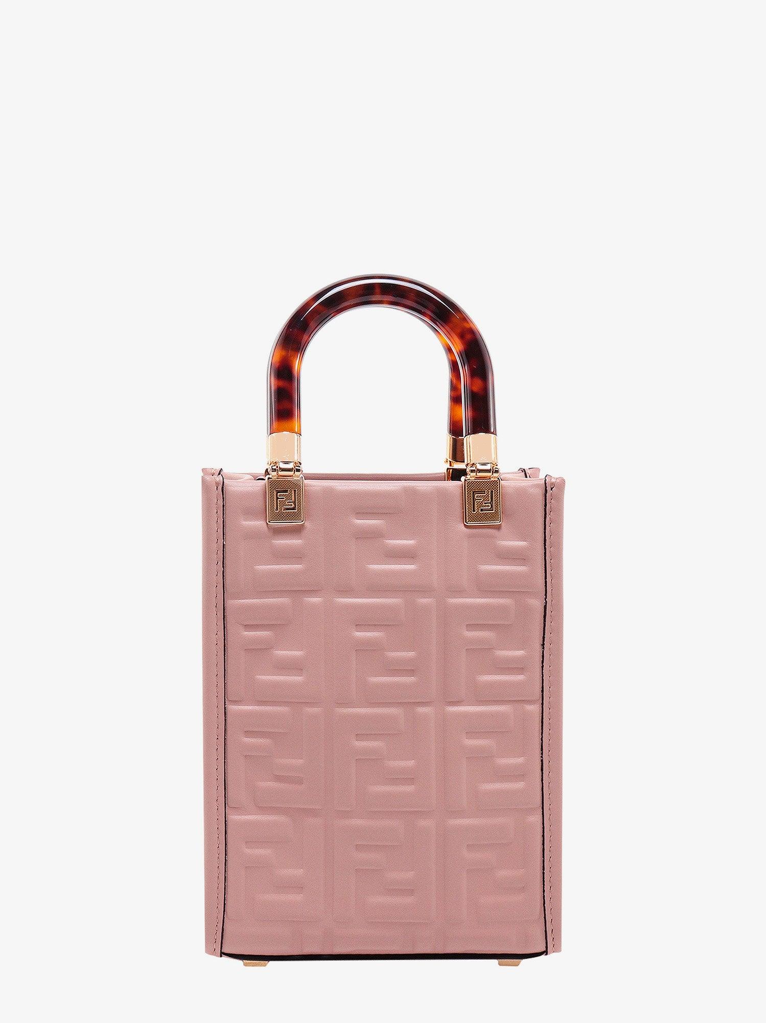 Mini Sunshine Shopper Leather Pink