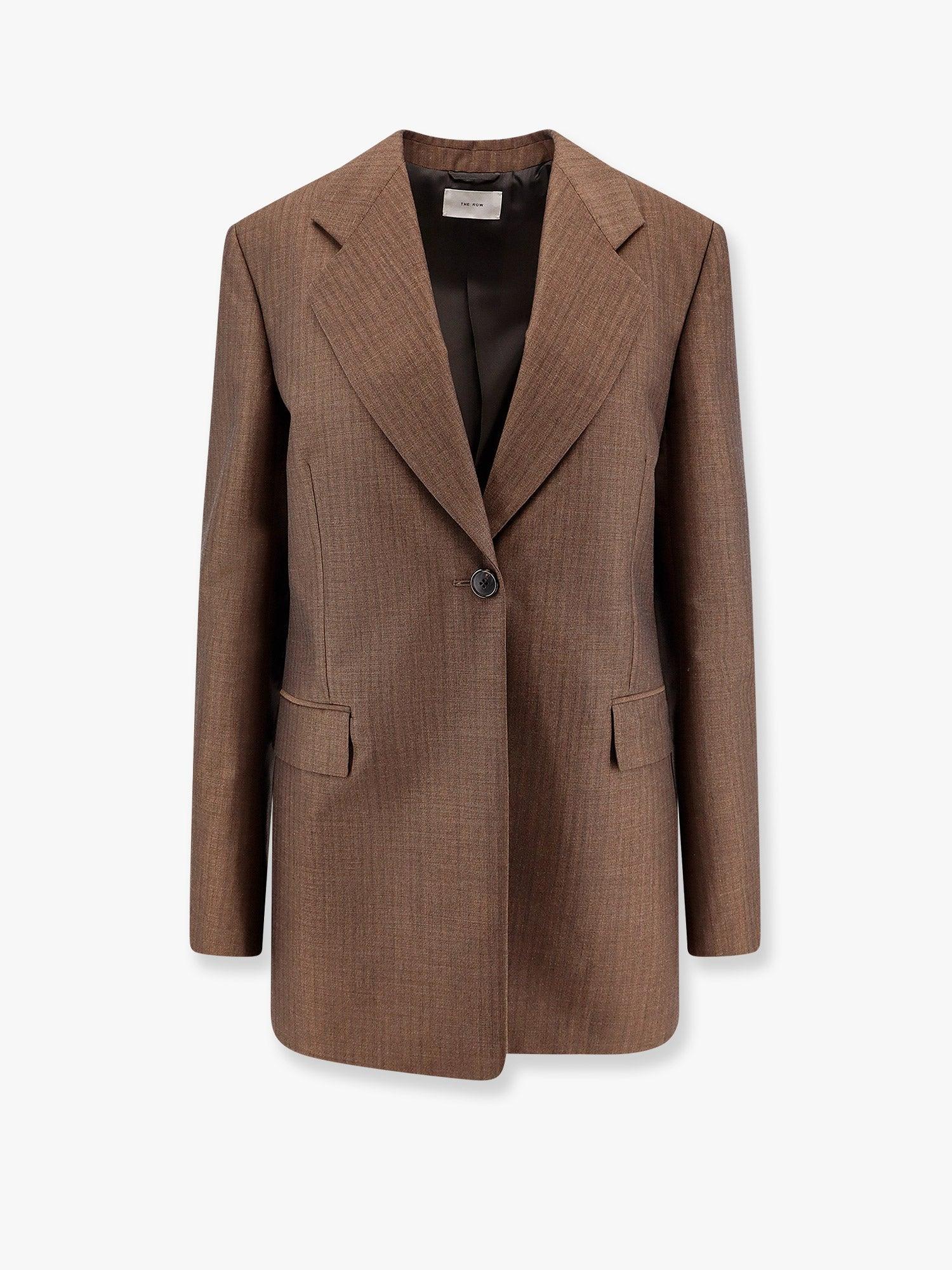 ジャケット THE ROW 'Vermont' blazer Brown 8503W3472 The Row Vermont Blazer | Brown | FARFETCH