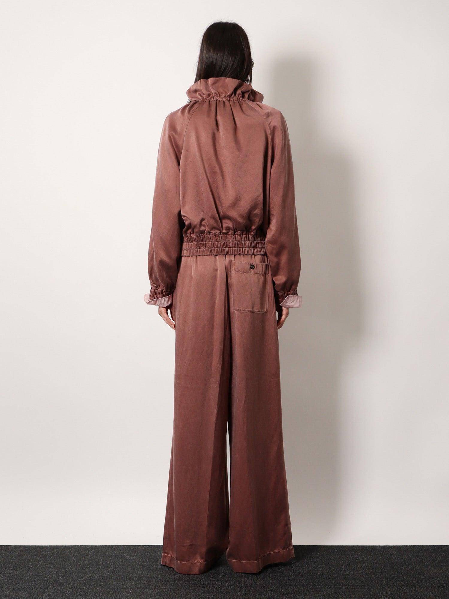 【関税&送料込】Dries Van Noten Pila Cupro And Cotton Trouse Dries Van Noten Pila Cupro And Cotton Trousers in Purple | Lyst