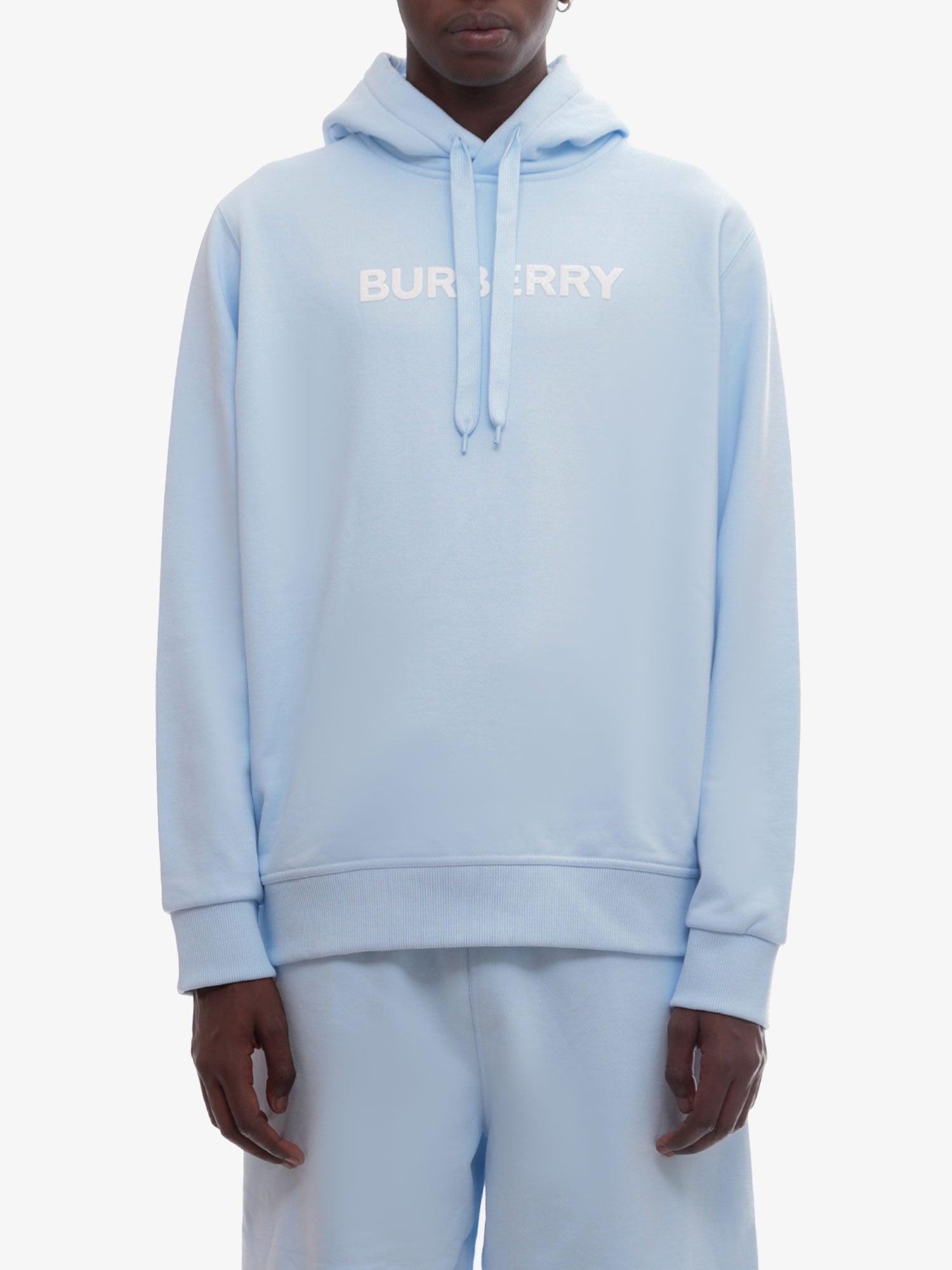 Burberry hoodie online light blue
