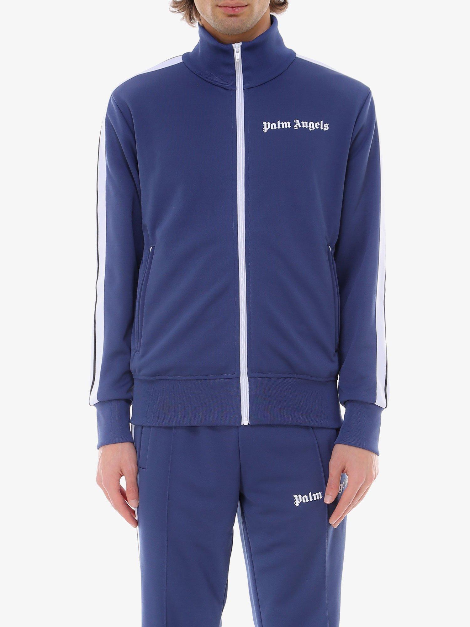 Palm Angels Synthetic Sweatshirt in Blue for Men - Lyst