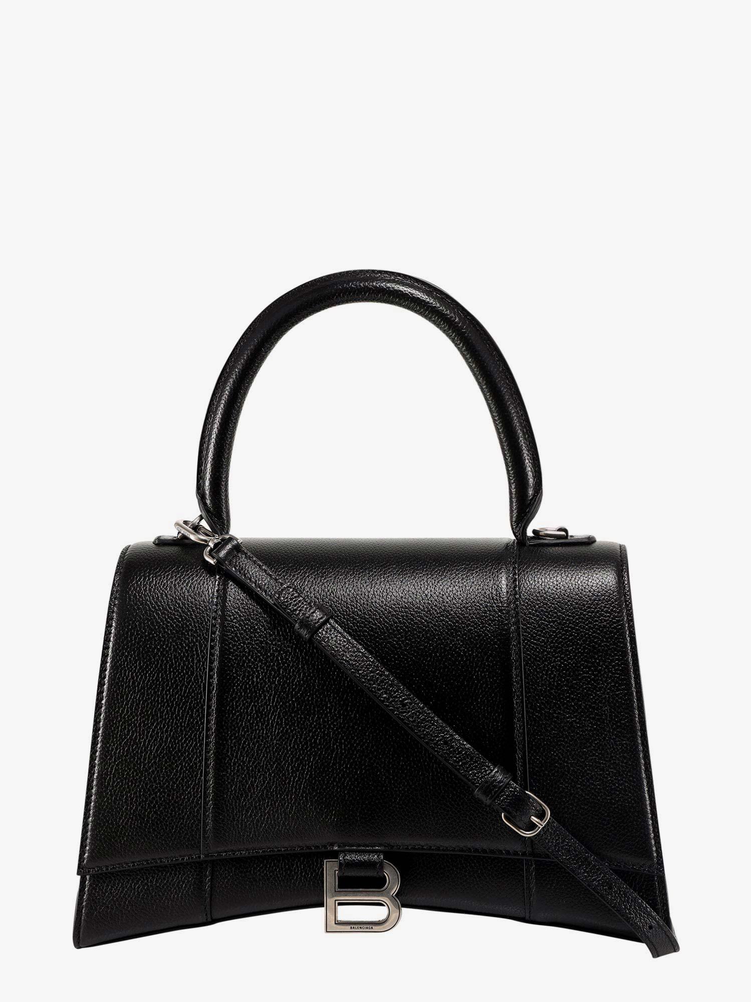 Balenciaga Leather Hourglass in Black - Lyst