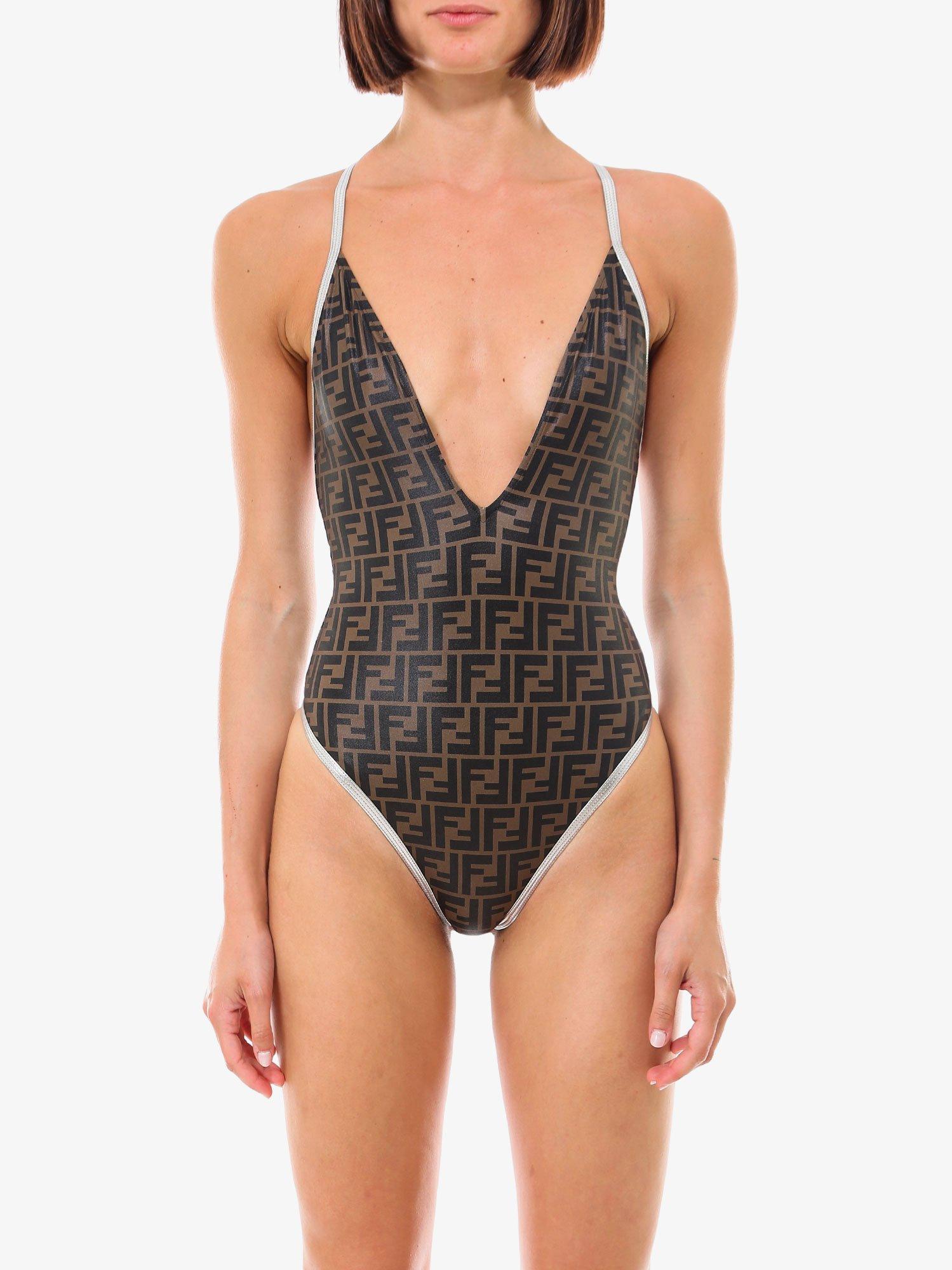 Fendi Swimsuit in Metallic