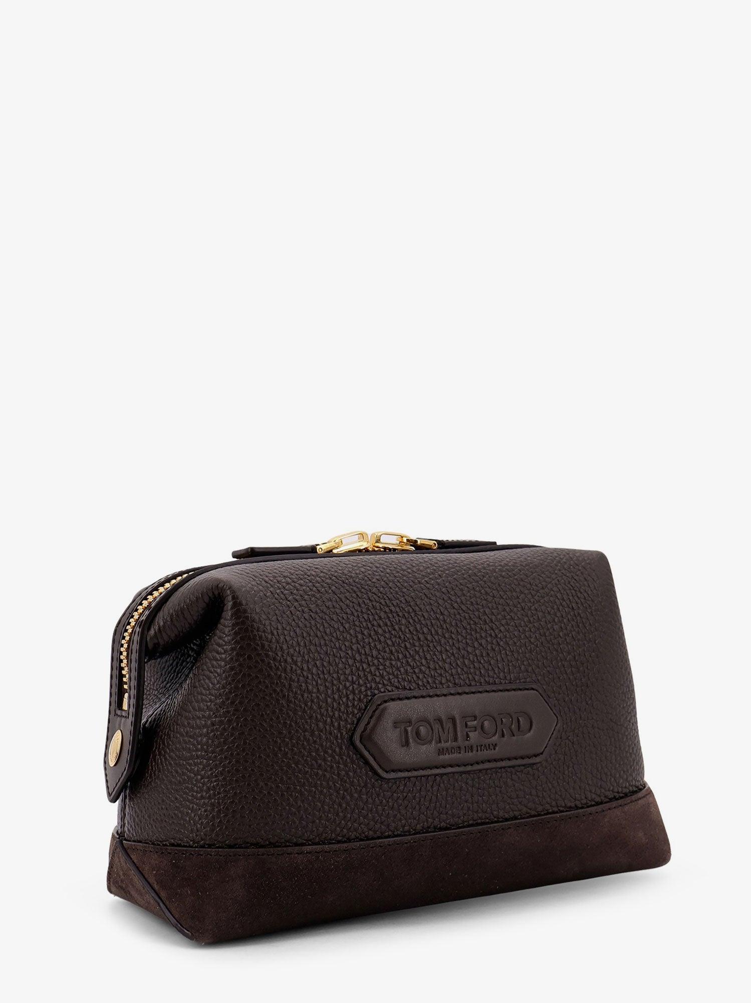 VIP【関税送料無料】希少 Tom Ford Pouch Messenger Tom Ford Logo-Patch Zipped Clutch Bag in Black for Men | Lyst