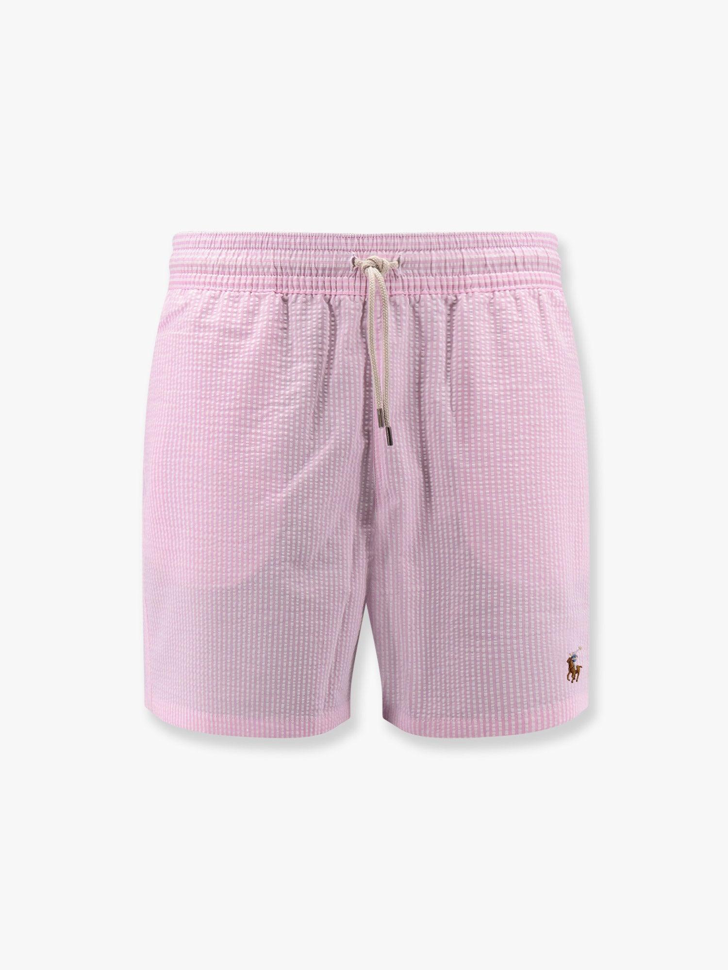 ハーフ・ショートパンツ Polo Ralph Lauren Pink Striped Swim Trunks Polo Ralph Lauren TRUNK Pink | BSTN Store