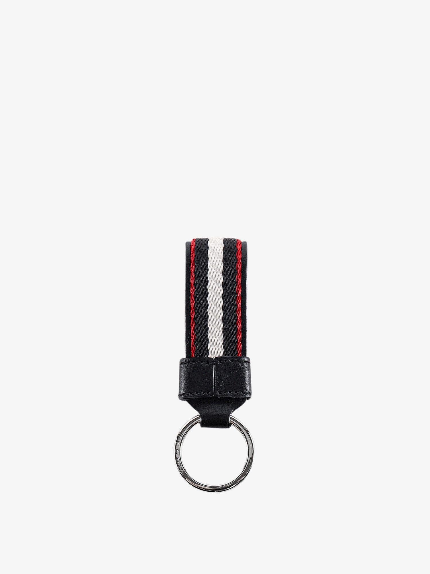 Bally Leather Key Ring in Black for Men | Lyst