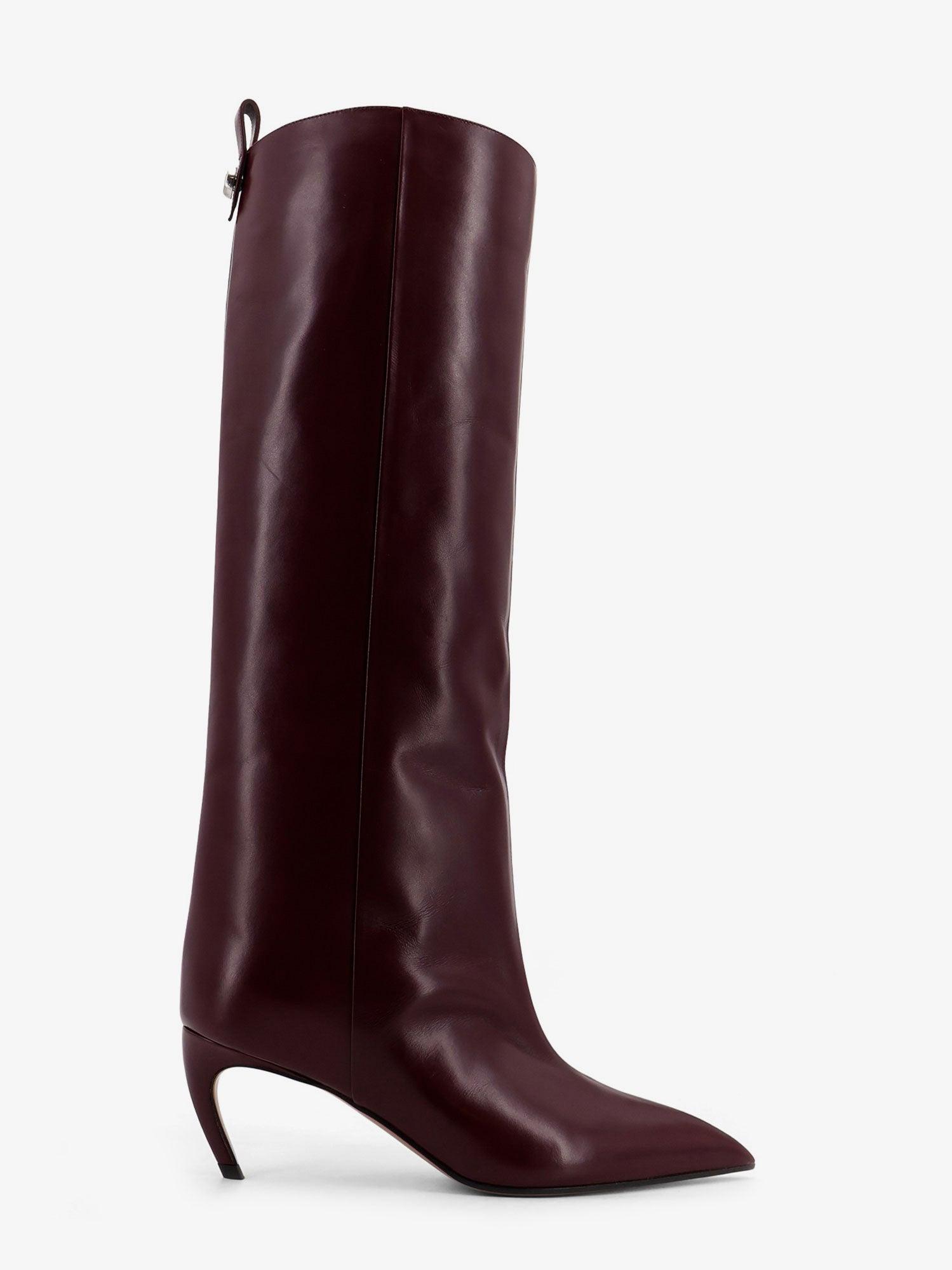 ロングブーツ THE ATTICO Black leather Lea boots The Attico Black Leather Lea Boots | italist