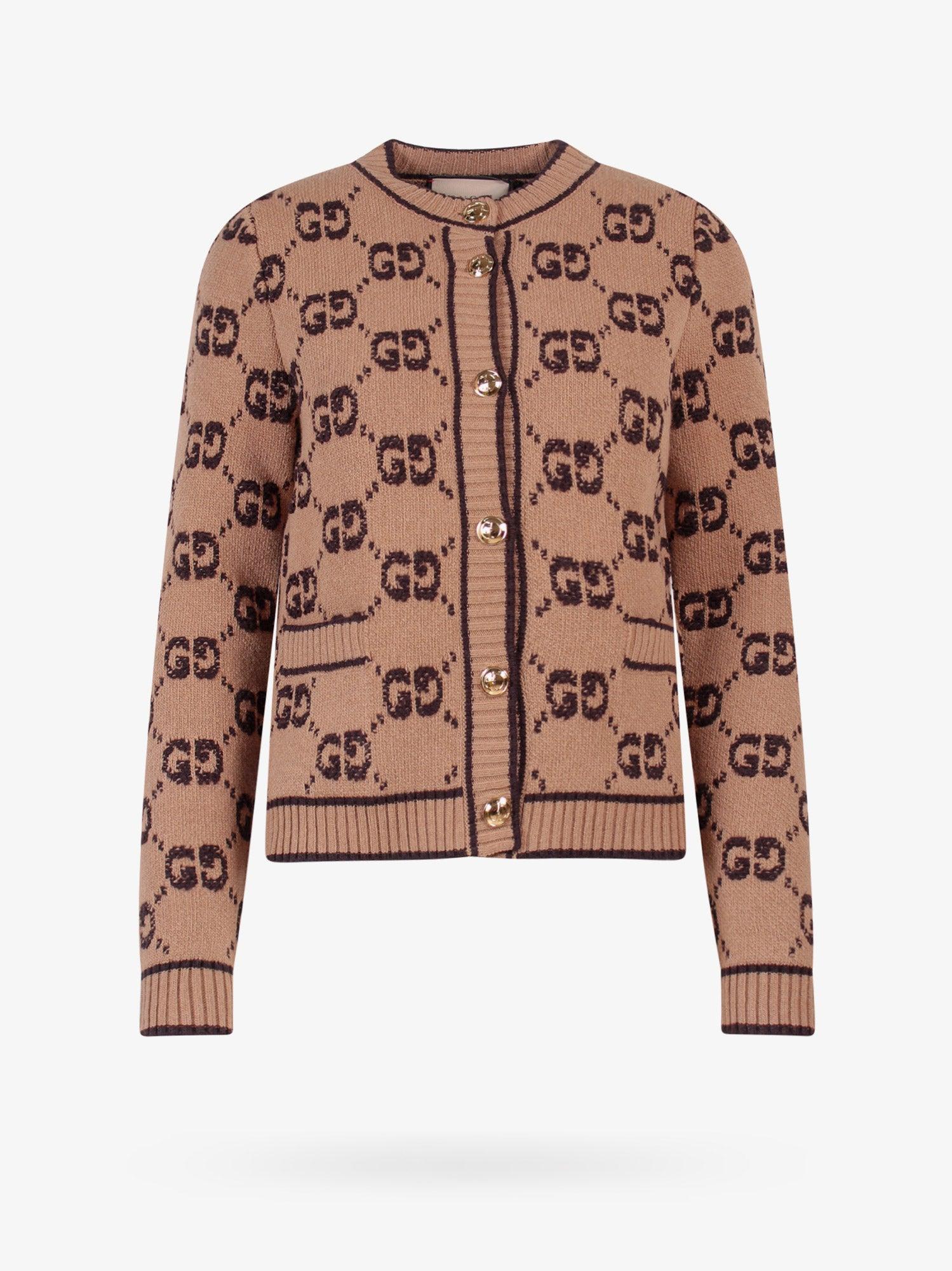 Gucci Cardigan in Natural Lyst