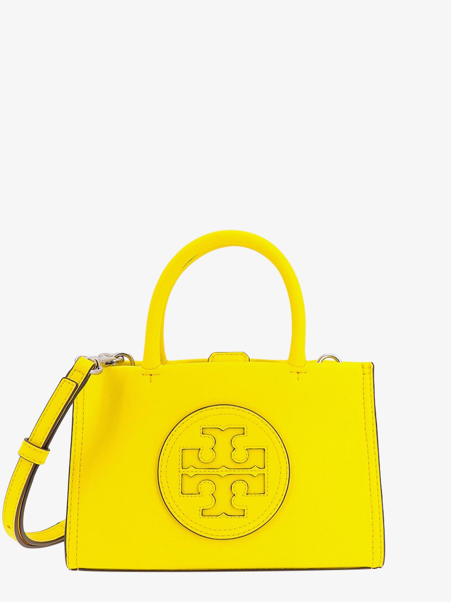 Tory Burch Handbag in Yellow | Lyst