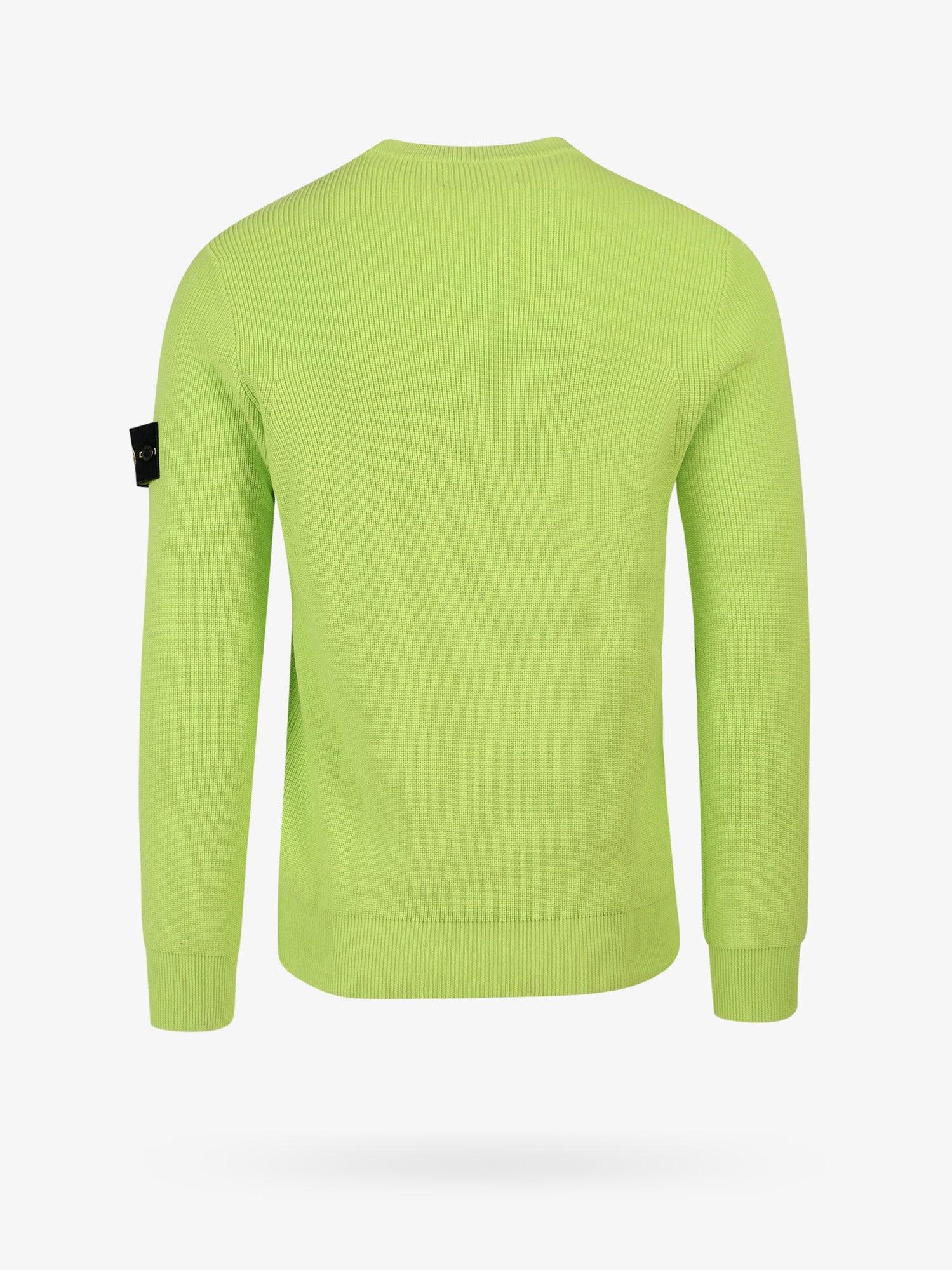 Stone Island Cotton Sweater in Green for Men - Lyst