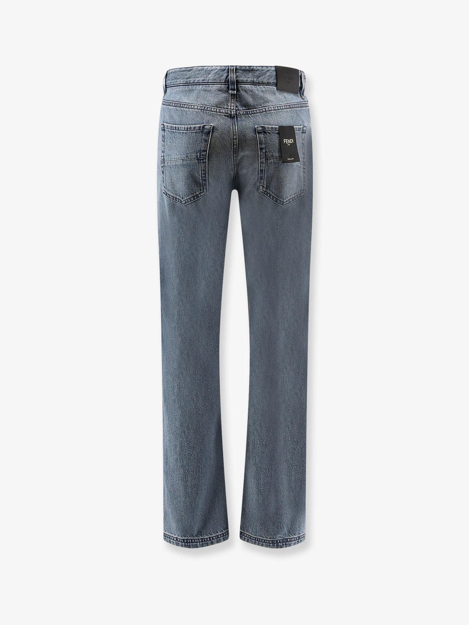 【FENDI】 grey cotton denim jeans （関税送料込） Fendi Jeans, Size 31