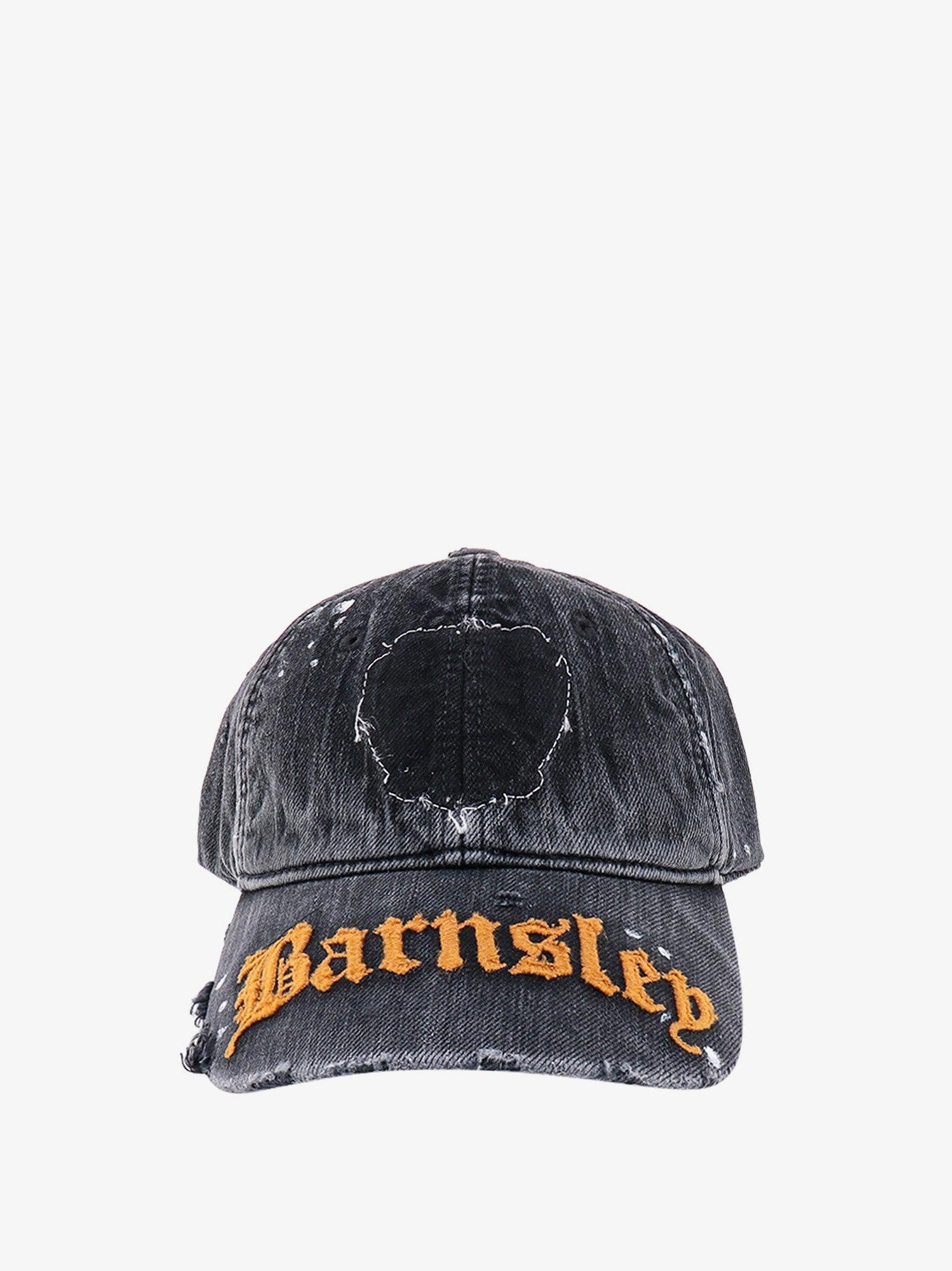 Martine Rose Cotton Destroyed Effect Unlined Hats in Blue for Men