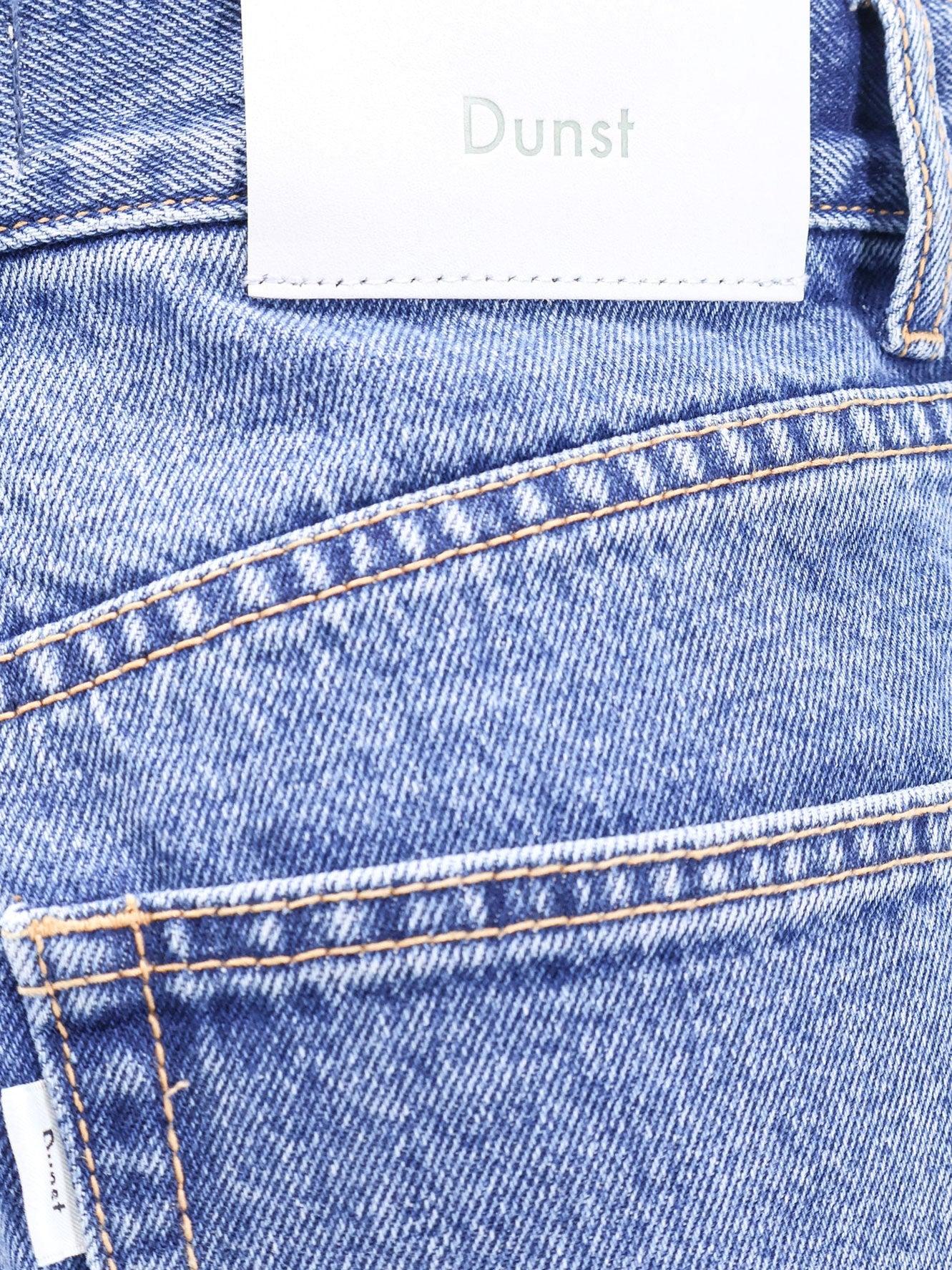 デニム・ジーパン DUNST Cotton jeans with back logo patch Blu DUNST Cotton Jeans With Back Logo Patch in Blue | Lyst