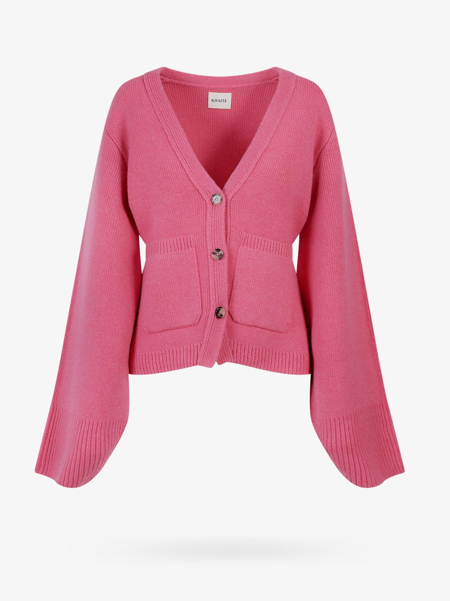 Khaite Cardigan in Pink | Lyst