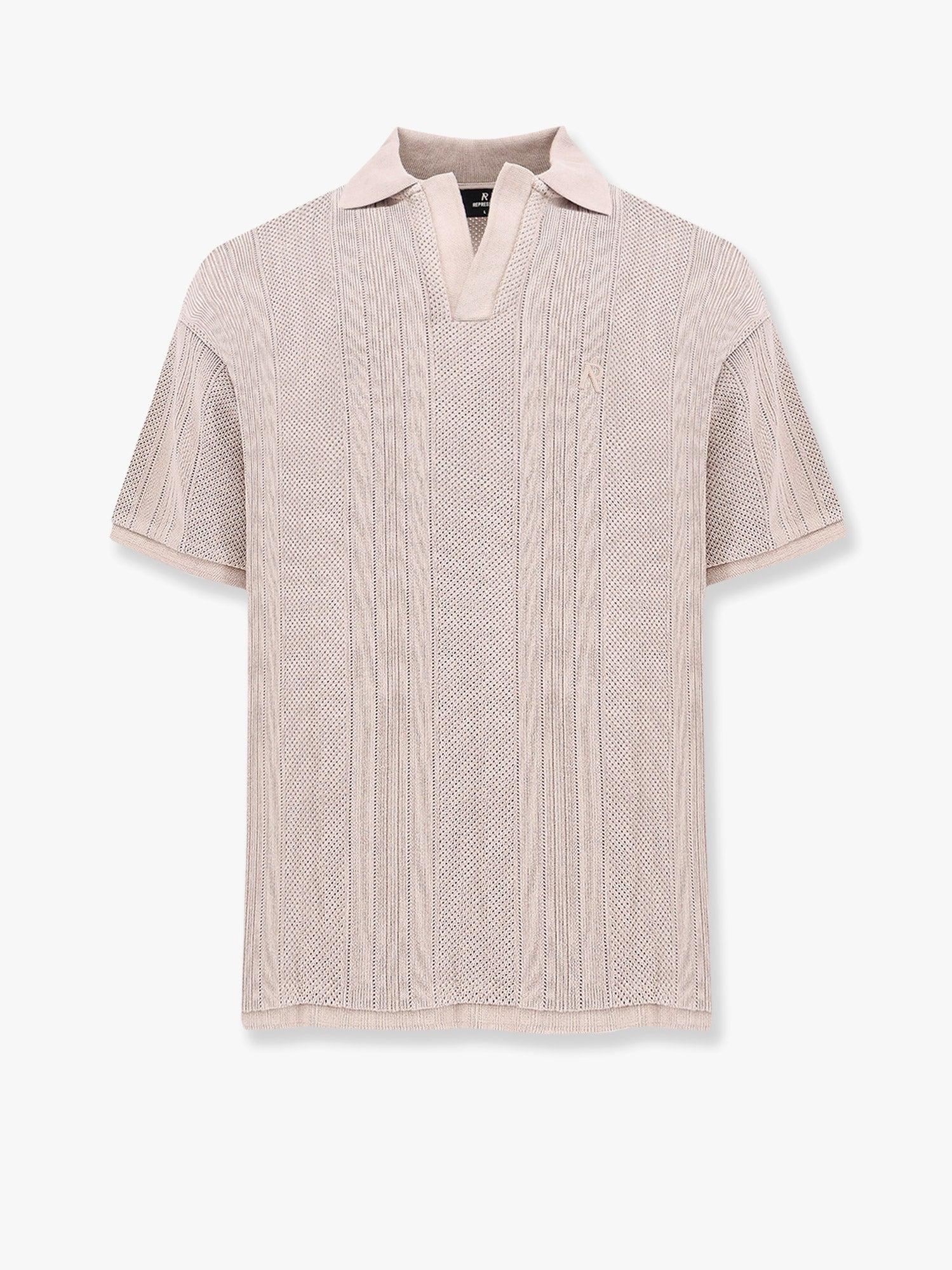 Tシャツ・カットソー REPRESENT FW24 POLO WITH LOGO (OCM41117 158) Represent Grey Polo FW24 Men's Cotton Shirt – LOZURI®