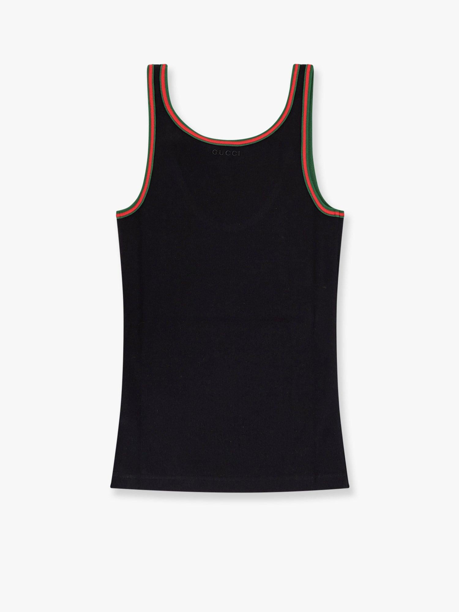 Gucci Web Tank Top in Black | Lyst