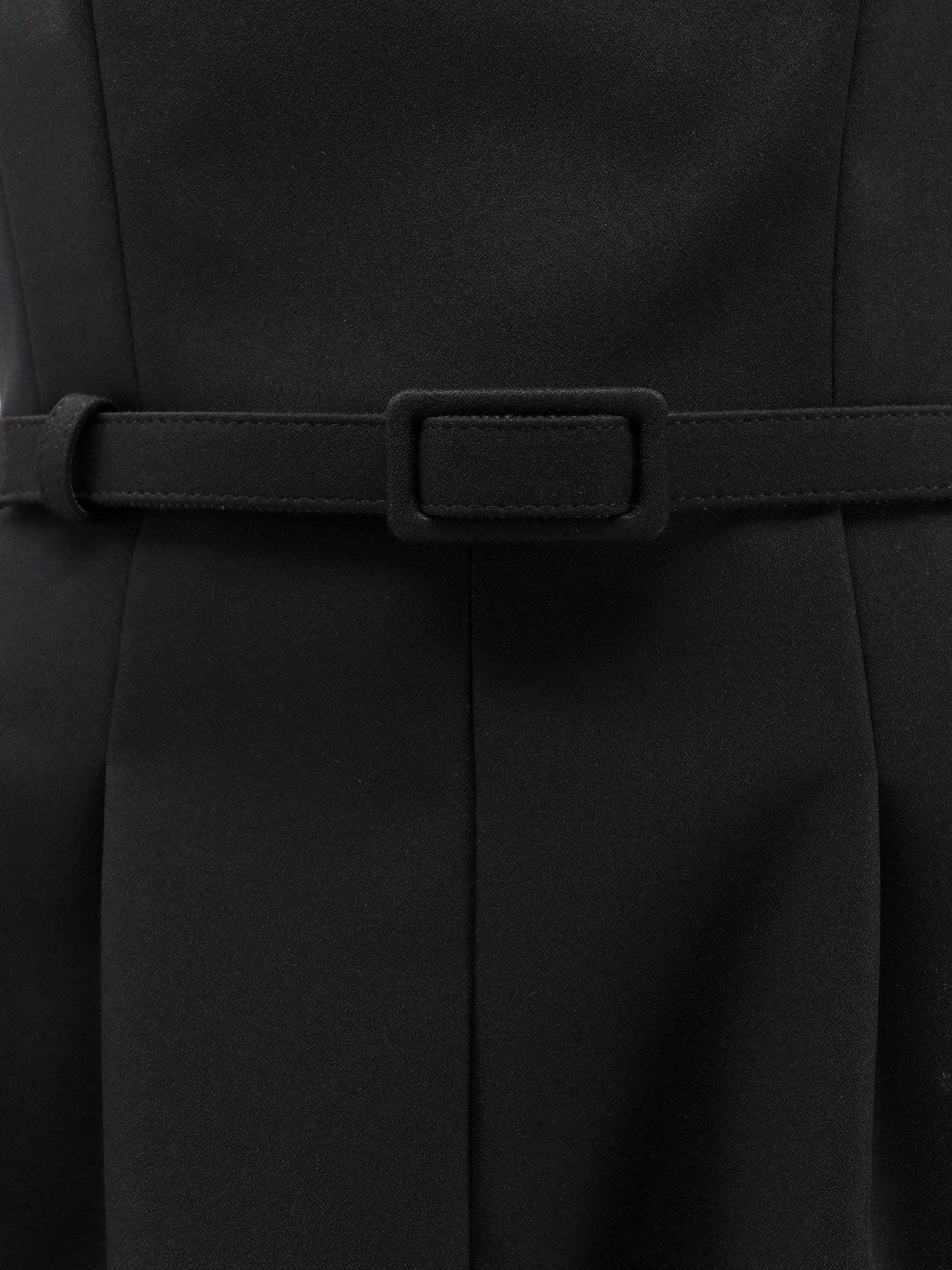 Max Mara Voghera Satin Suit in Black | Lyst