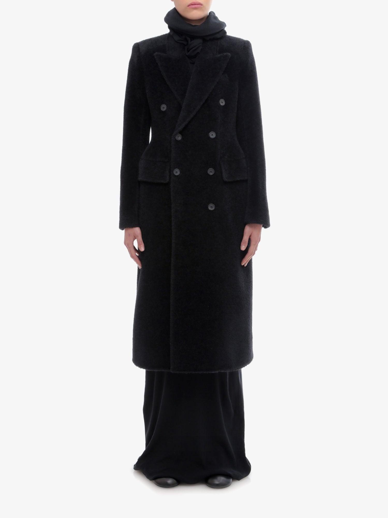Balenciaga Coat in Black | Lyst