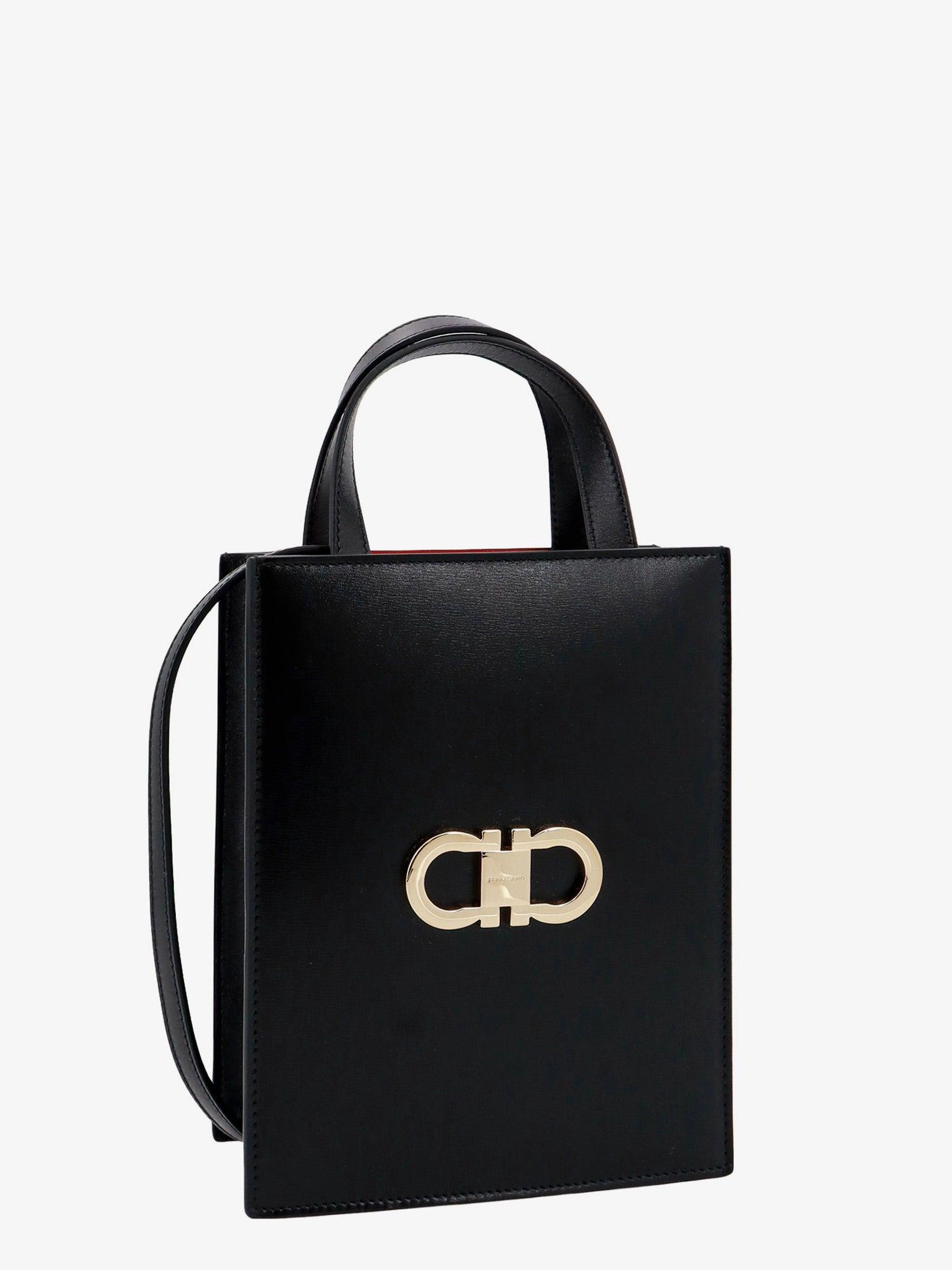 Ferragamo Mini Tote Bag in Black | Lyst