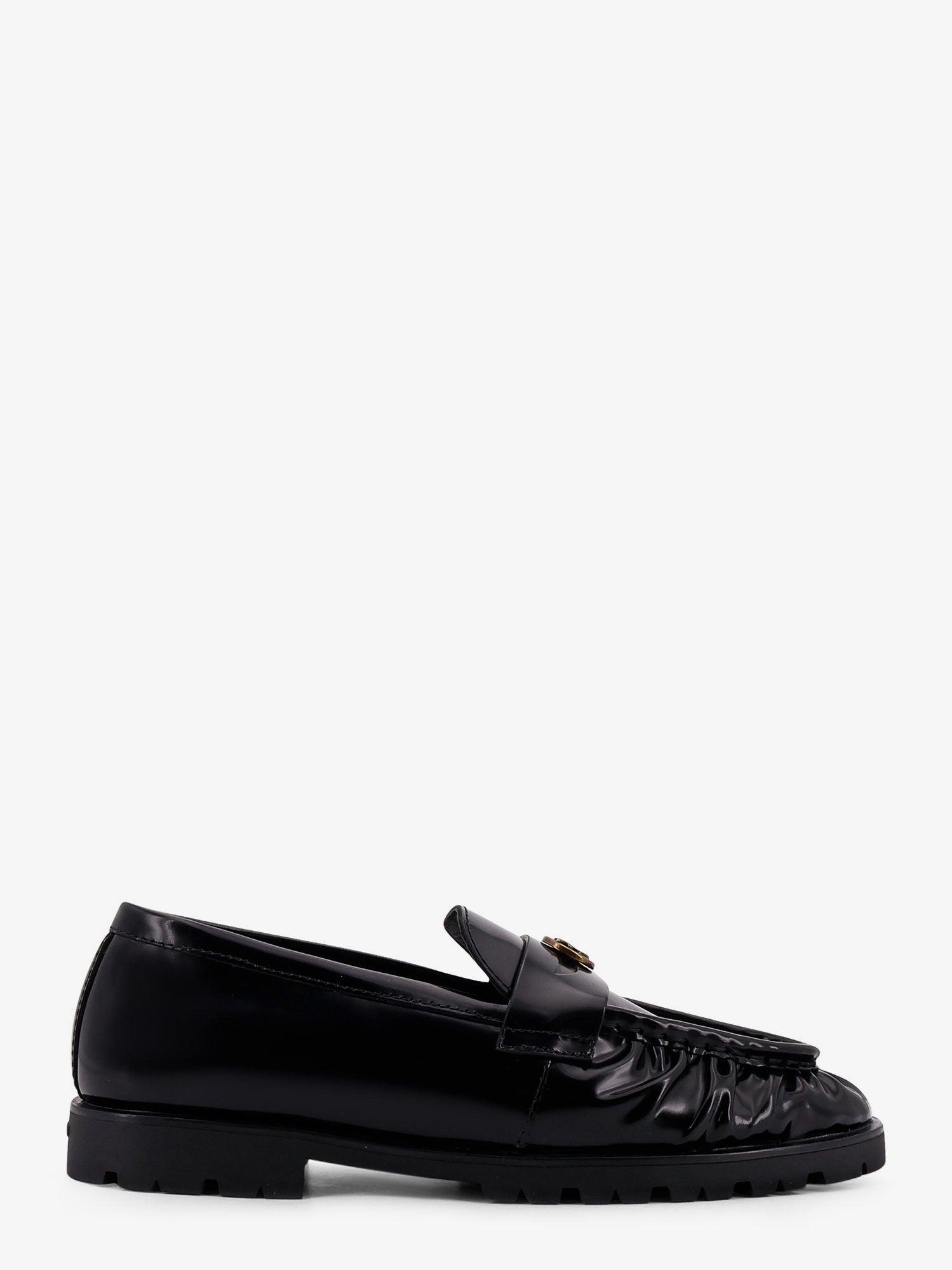 フラットシューズ PINKO BLACK LEATHER FLATS 27591620_57366385_1000.jpg